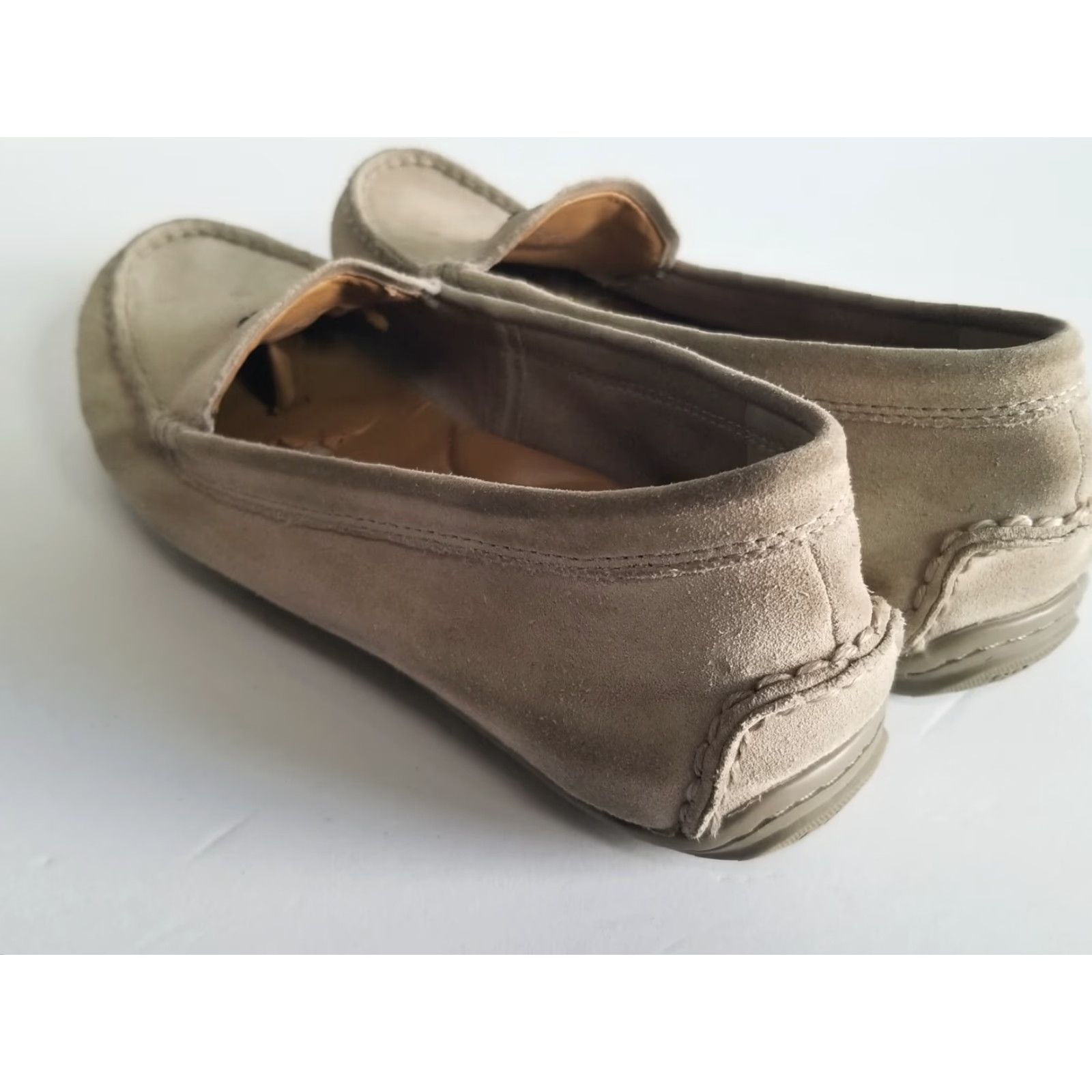 Coach Coach Mary Lock Up Driver Loafer Slip On Round Toe Suede Leather Gray Size 8.5 B Womens Casual Size US 9 / IT 39 - 4 Thumbnail