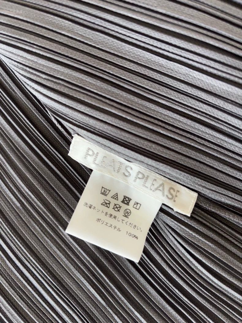 Issey Miyake Issey Miyake Grey pleated shirt Size M / US 6-8 / IT 42-44 - 4 Thumbnail