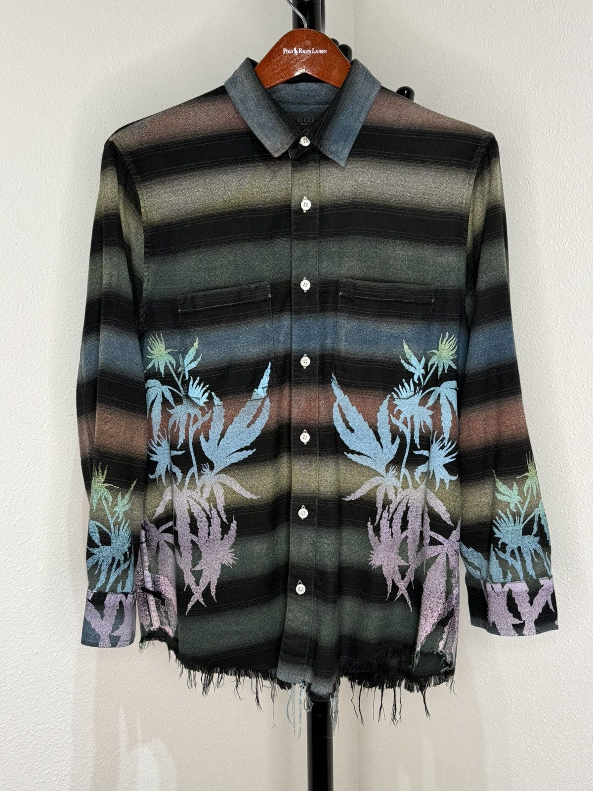 Amiri Amiri Palm Flannel Shirt Size US XS / EU 42 / 0 - 1 Thumbnail