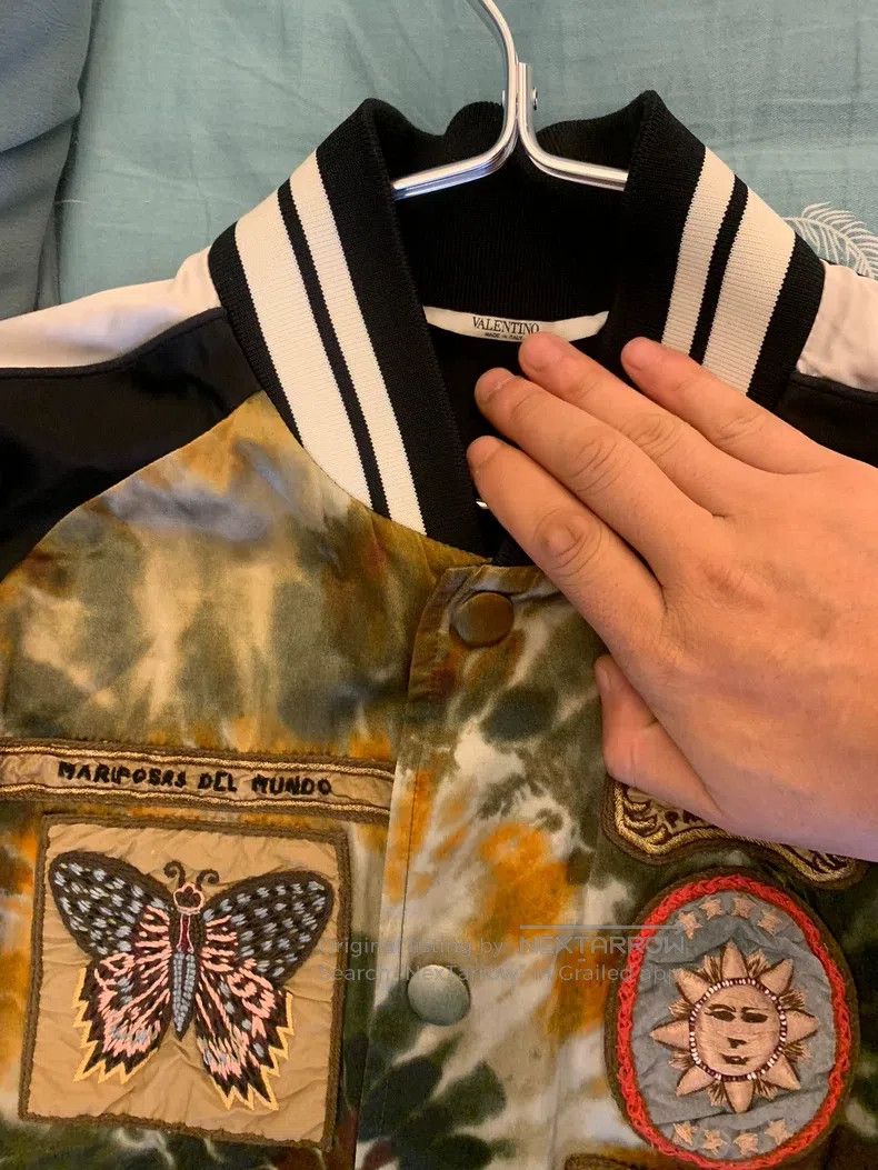 Valentino Valentino Butterfly embroidered coat Size US XL / EU 56 / 4 - 2 Thumbnail
