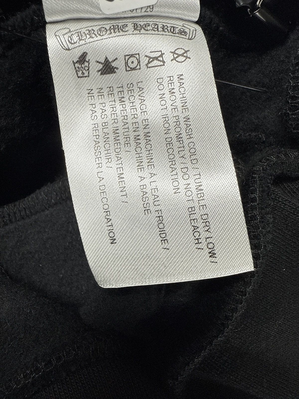 Chrome Hearts CHROME HEARTS SCROLL SWEATPANTS BLACK WHITE Size US 36 / EU 52 - 7 Thumbnail