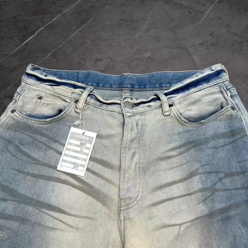 Acne Studios Acne Studios Cat whiskers mud-dyed distressed distressed d Size US 34 / EU 50 - 4 Thumbnail