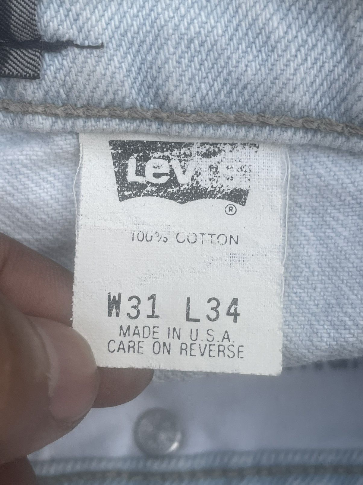 Levi's Vintage 1994 Levis Silver Tab Baggy Size US 30 / EU 46 - 19 Thumbnail