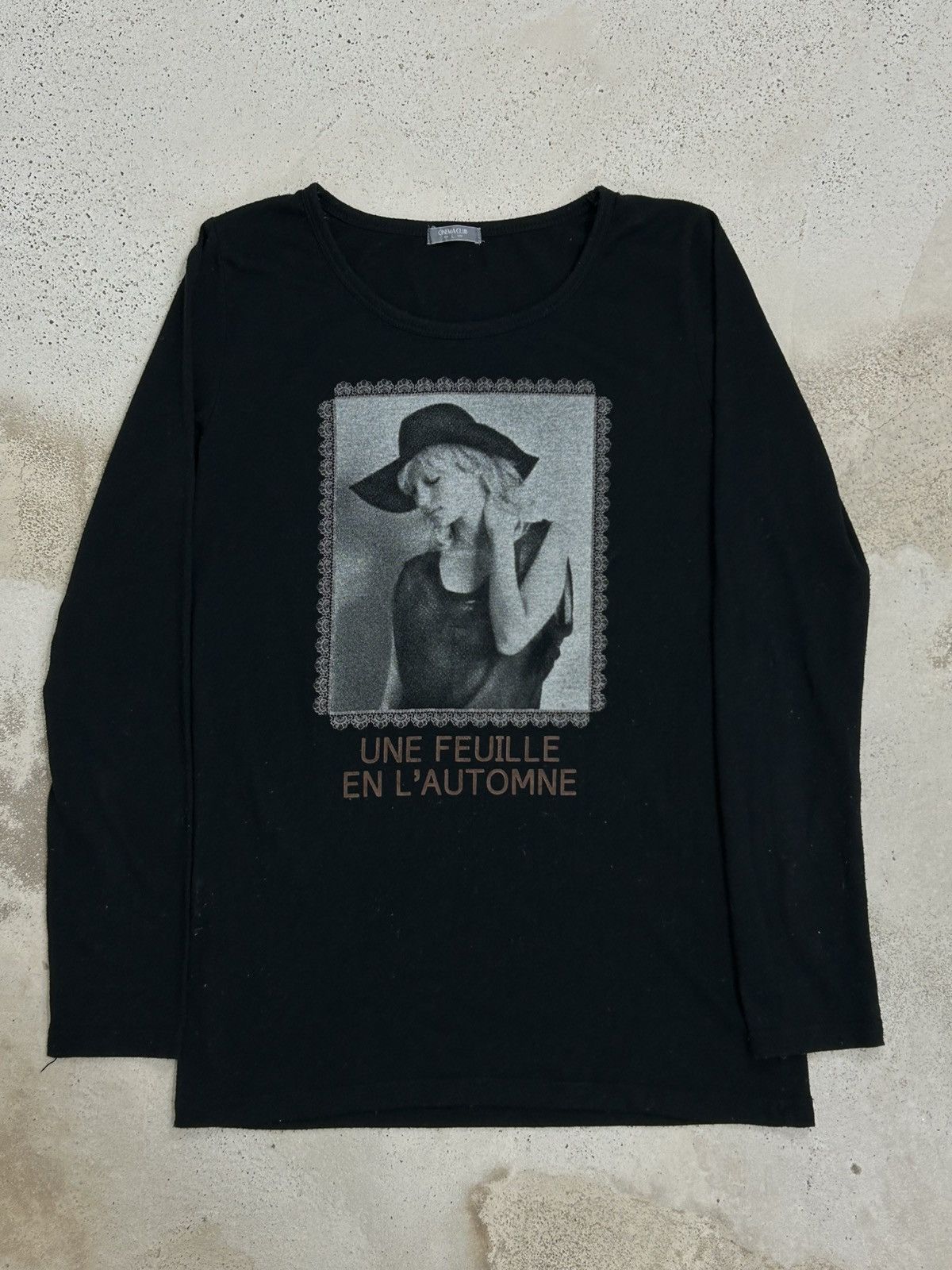 Designer × Japanese Brand Cinema Club Potrait Artist Une Feille Photoprint Size US S / EU 44-46 / 1 - 1 Thumbnail