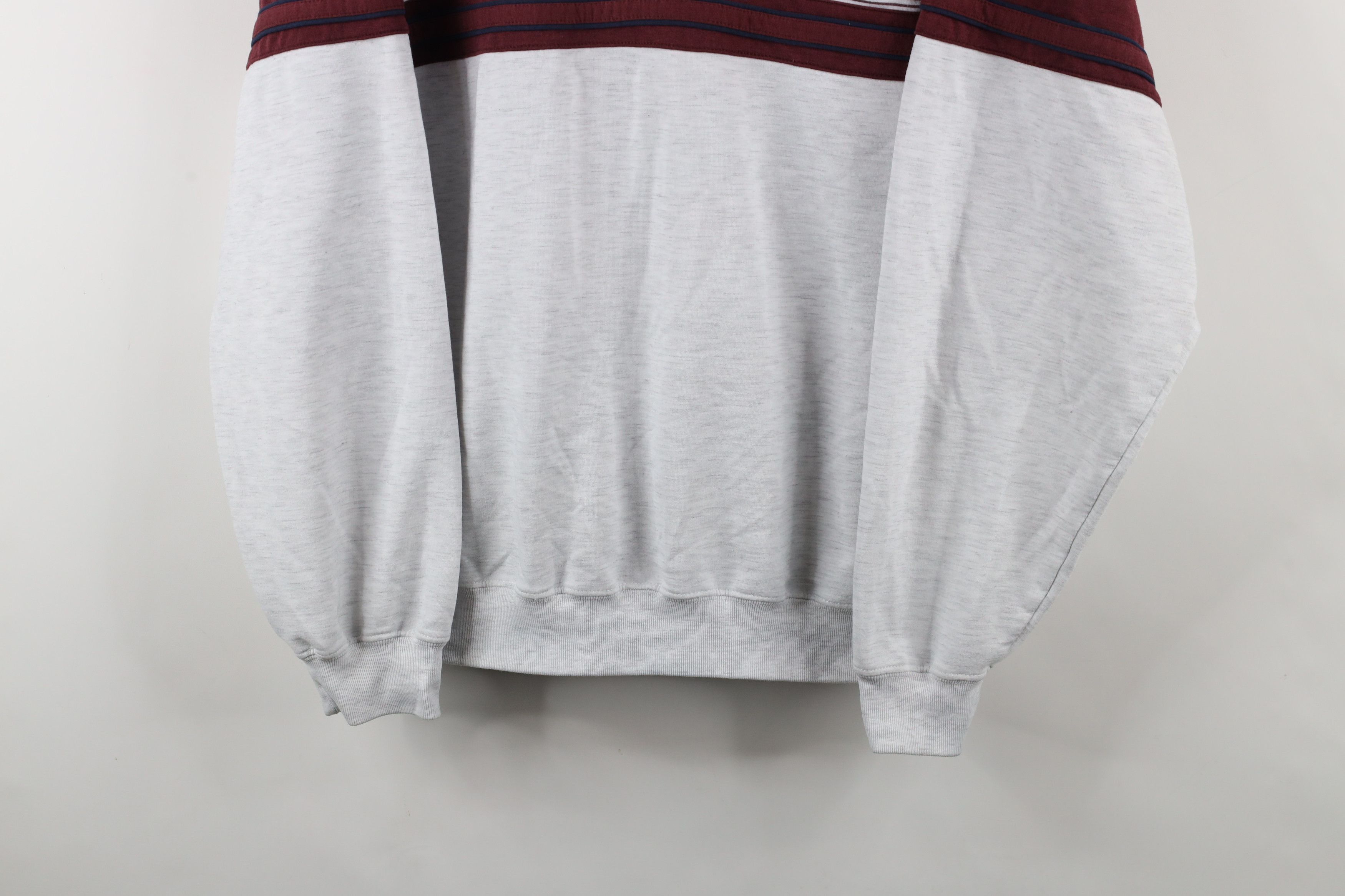 Vintage Vintage 90s Streetwear Block Pullover Long Sleeve Rugby Polo Size US XL / EU 56 / 4 - 3 Thumbnail