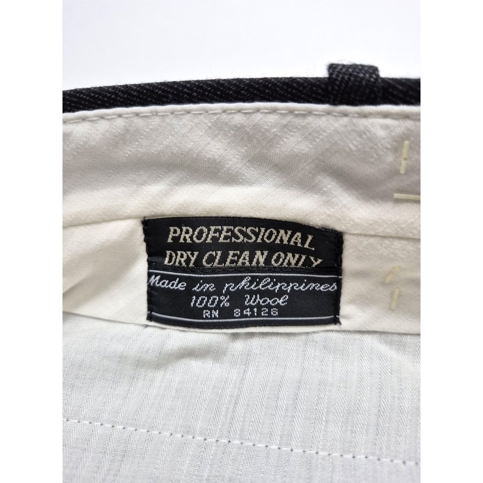 Vintage Gianelli Atlantic Dress Pants Mens 38x36 Gray Wool Pleated Classic Fit NWT Size US 38 / EU 54 - 4 Thumbnail