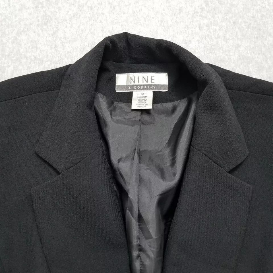 Other Nine & Company Blazer Womens 12 Black Pockets Button Outdoor Size XL / US 12-14 / IT 48-50 - 11 Thumbnail