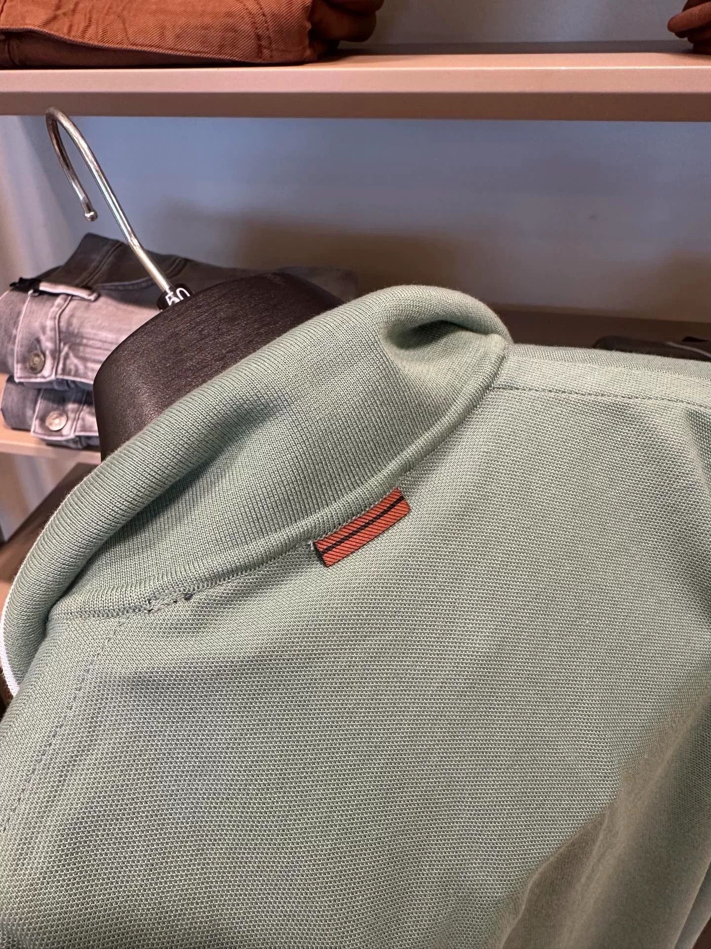 Ermenegildo Zegna Zegna Mens Green Polo Shirt Size US M / EU 48-50 / 2 - 7 Thumbnail