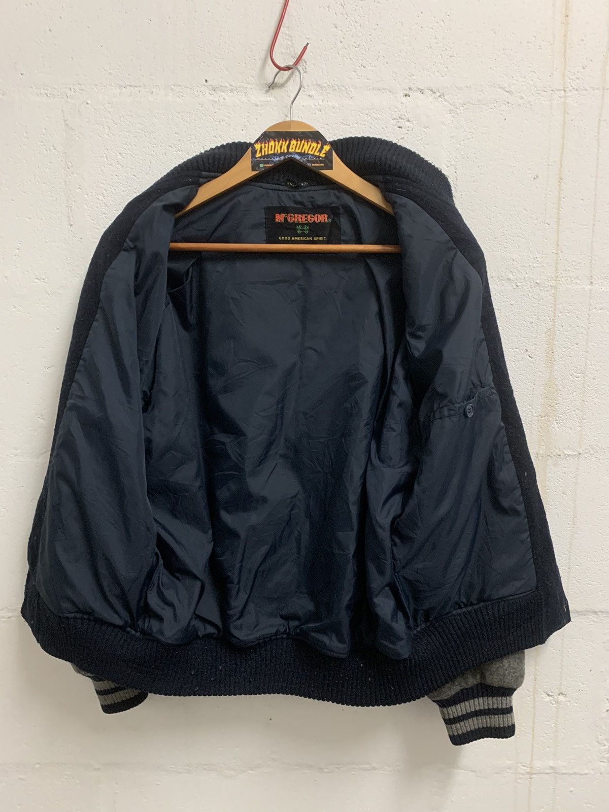 Japanese Brand × McGregor × Vintage Vintage Mc Gregor Bombers Jacket Wool Size US M / EU 48-50 / 2 - 4 Thumbnail