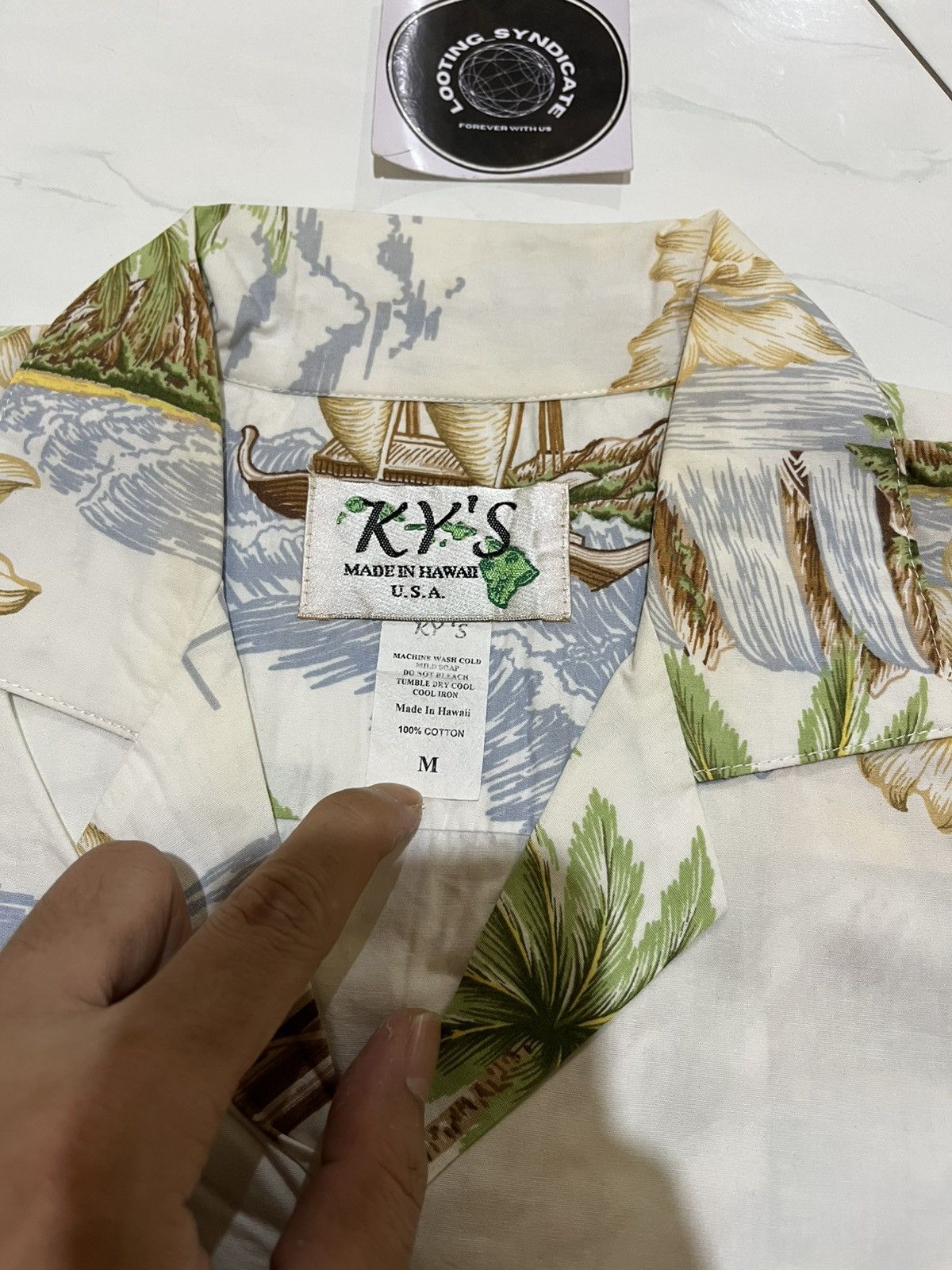 Japanese Brand 🔥 Vintage Hawaiian Open Collar Shirt Size US M / EU 48-50 / 2 - 9 Thumbnail