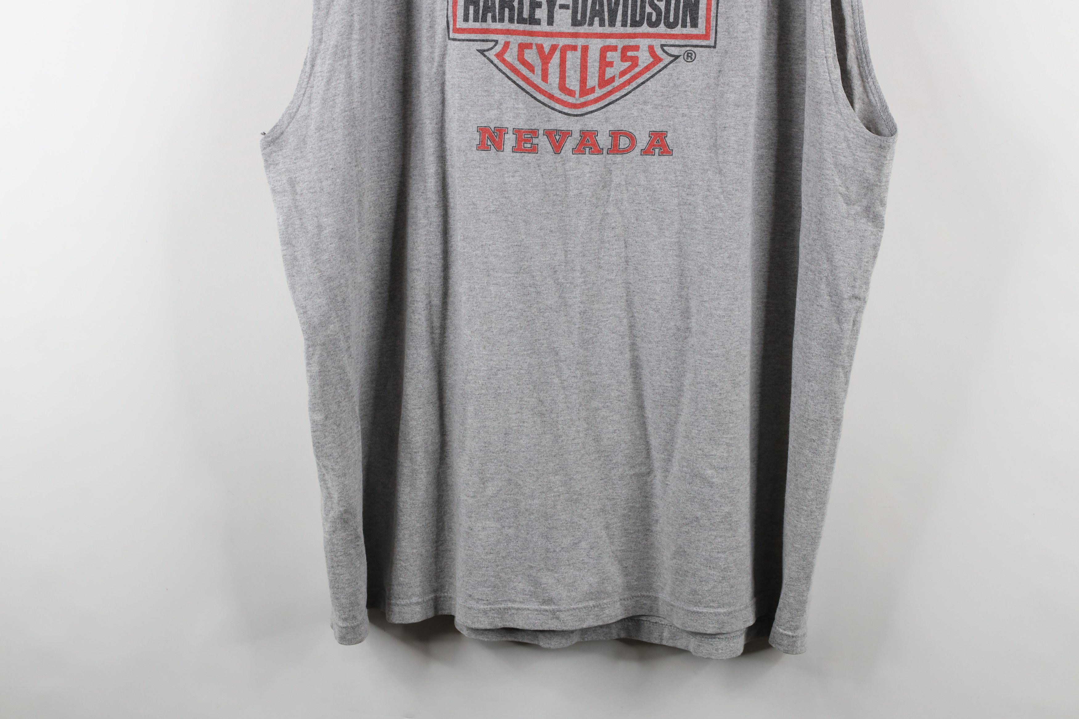 Harley Davidson × Vintage Vintage Y2K 2001 Harley Davidson Tank Top T-Shirt Gray USA Size US XXL / EU 58 / 5 - 13 Thumbnail