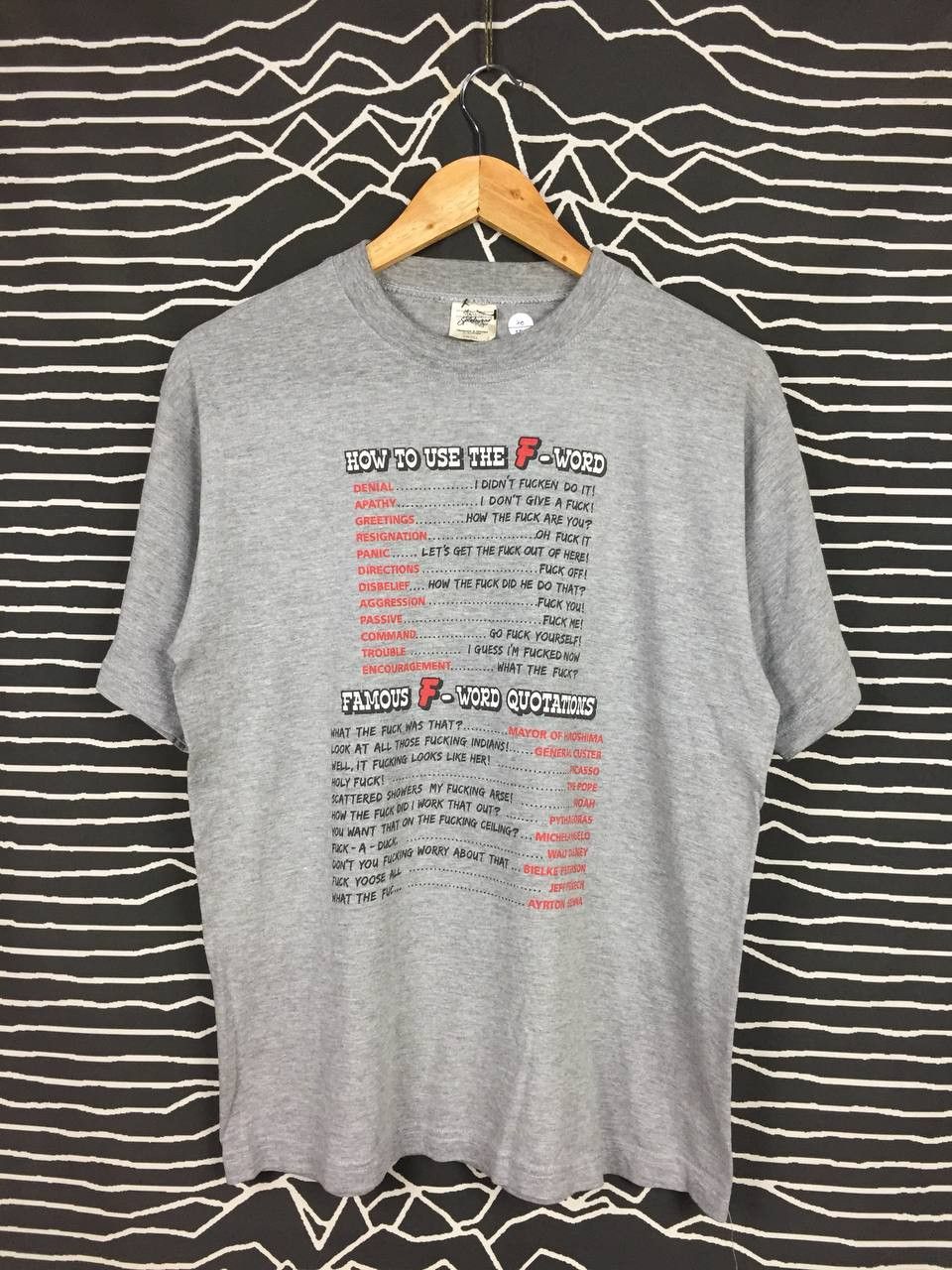 Vintage Vtg Acacia Sportswear How To Use F Word Tee Size US S / EU 44-46 / 1 - 2 Thumbnail