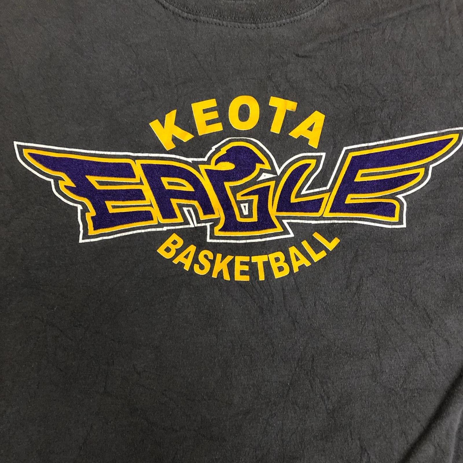 Gildan Grey ‘Keota Eagles Basketball’ Graphic Tee Size US L / EU 52-54 / 3 - 3 Thumbnail
