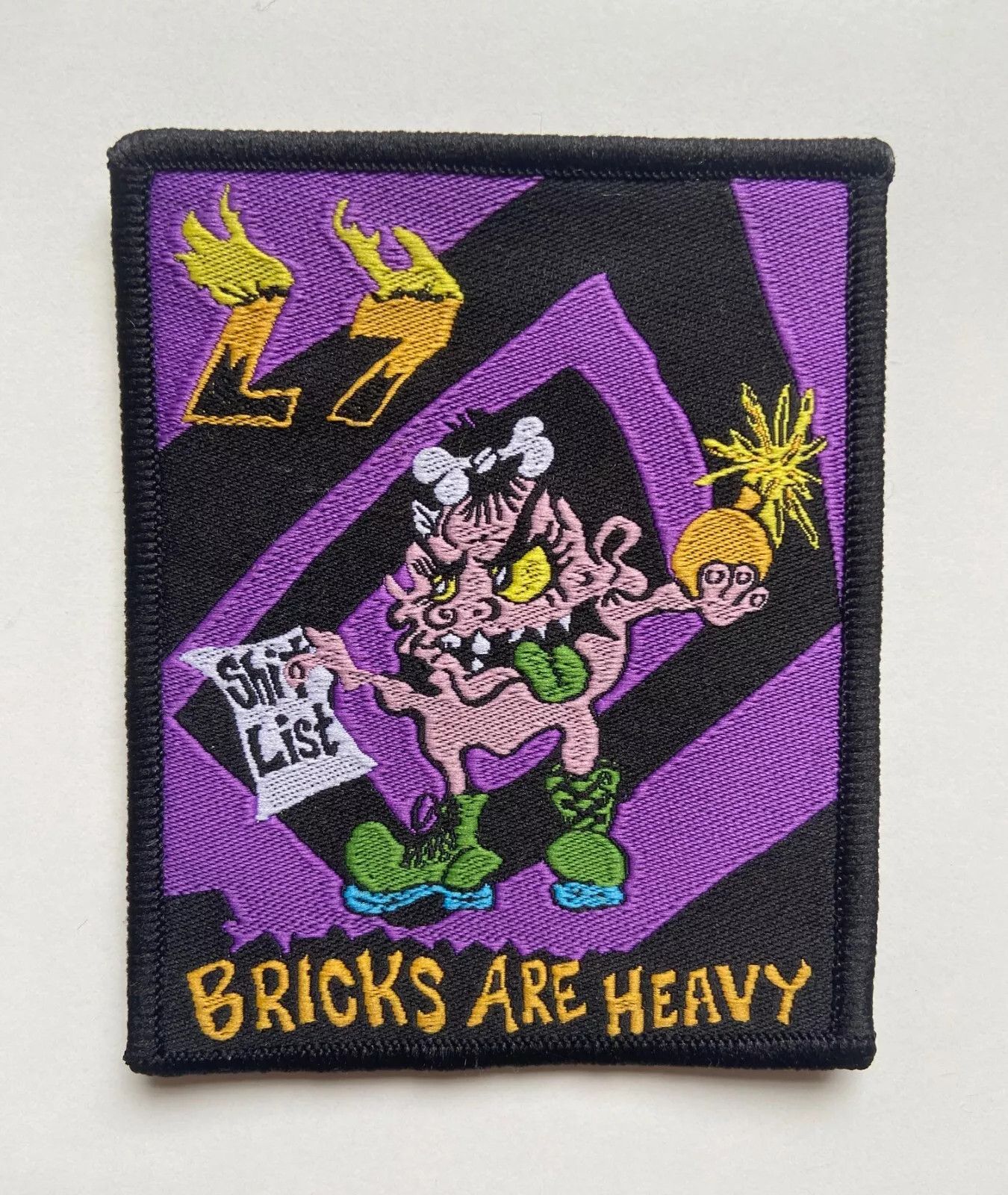 Other L7 - BRICKS ARE HEAVY RARE WOVEN PATCH Size ONE SIZE - 1 Preview
