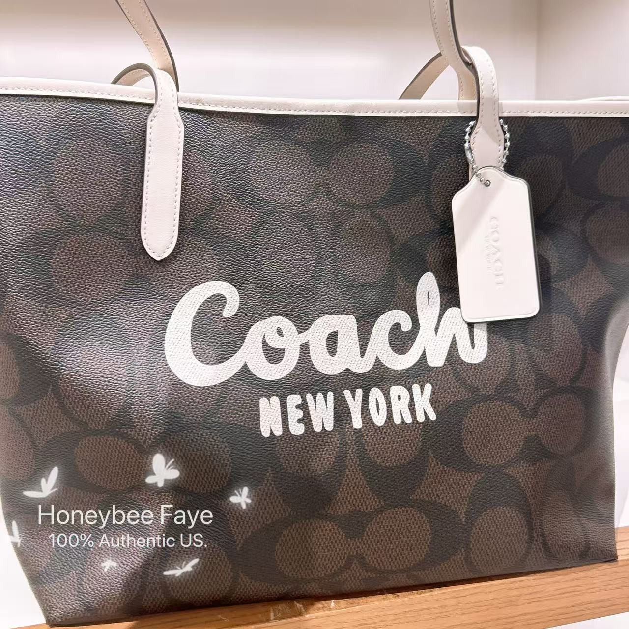 Coach City Tote Bag With Coach Graphic CY705 Size ONE SIZE - 2 Thumbnail