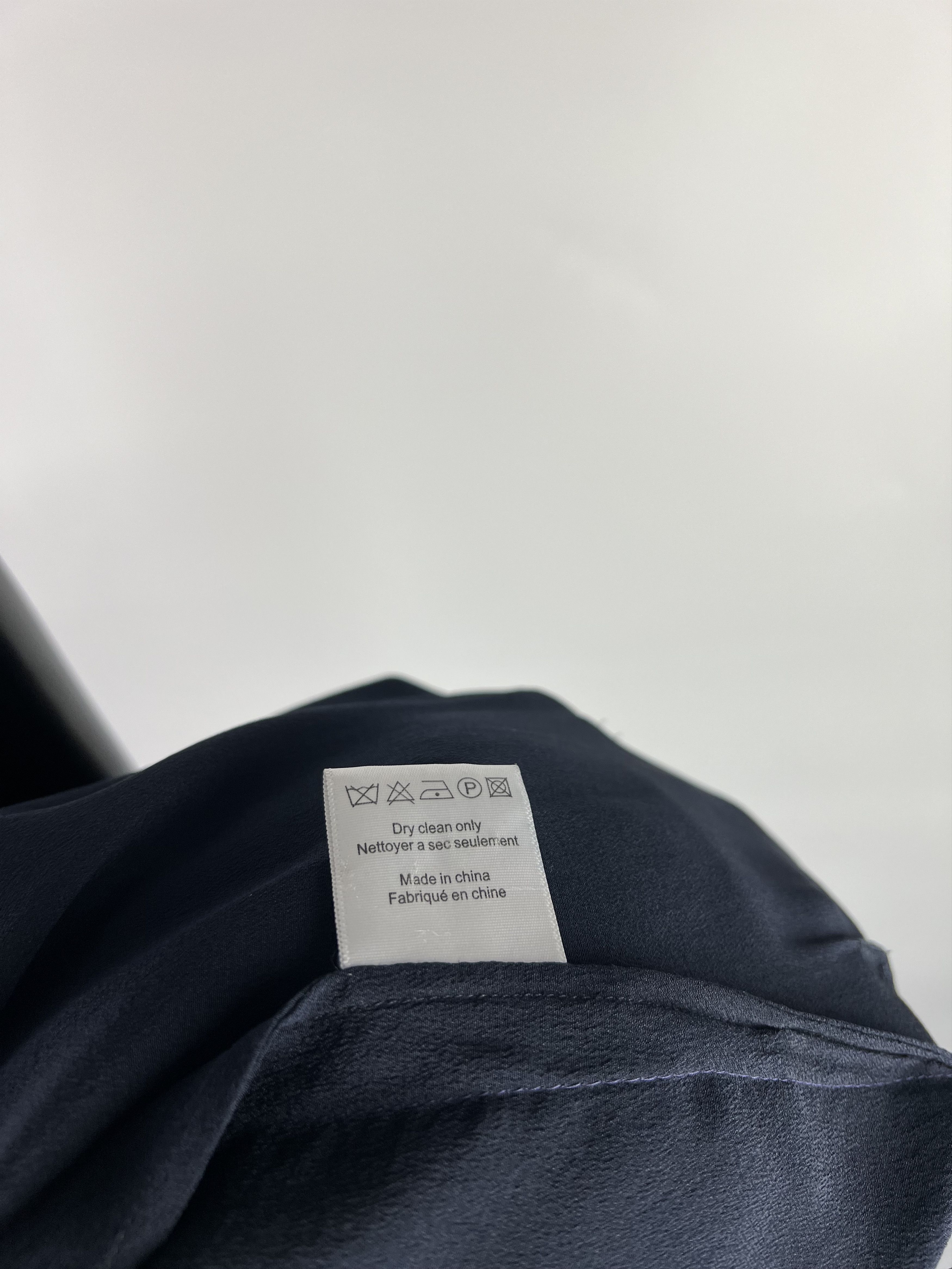 Joseph Joseph Navy Blue 100% Silk Ruffled Dress Size 36 Size S / US 4 / IT 40 - 10 Thumbnail