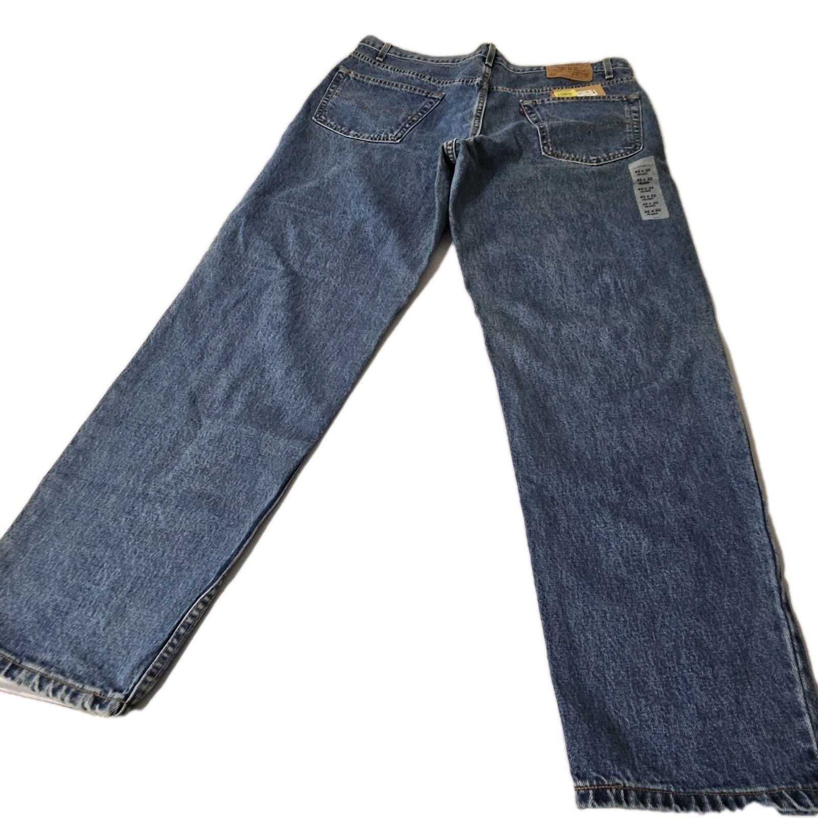 Levi's NWT Vintage Levi’s 550 Relaxed Jeans 40x32 Light Wash New Size US 40 / EU 56 - 4 Thumbnail