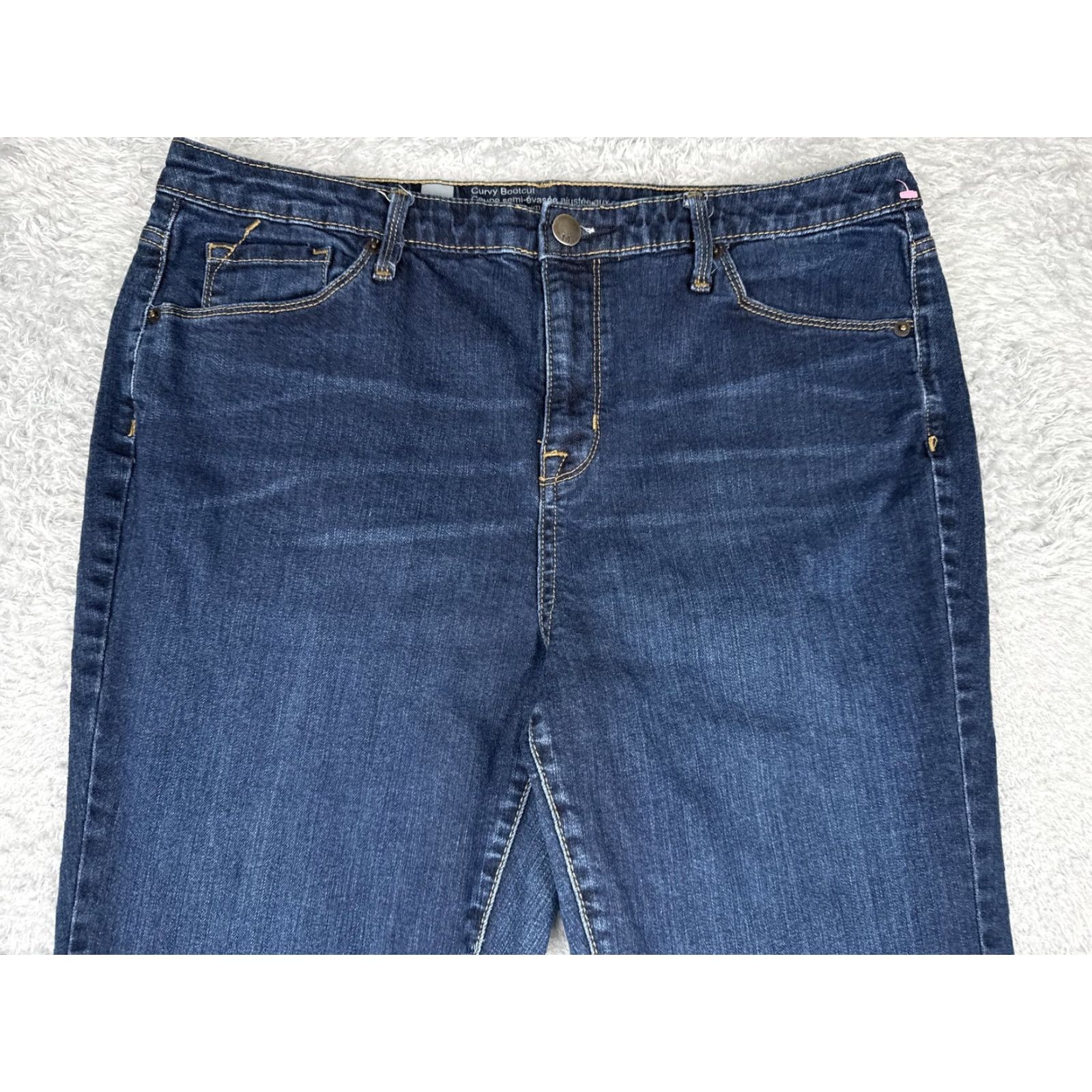 Vintage Weston Wear Jeans Womens 14R Bootcut Denim Blue Dark Wash Mid Rise Stretch 33x32 Size 36" / US 14 / IT 50 - 4 Thumbnail