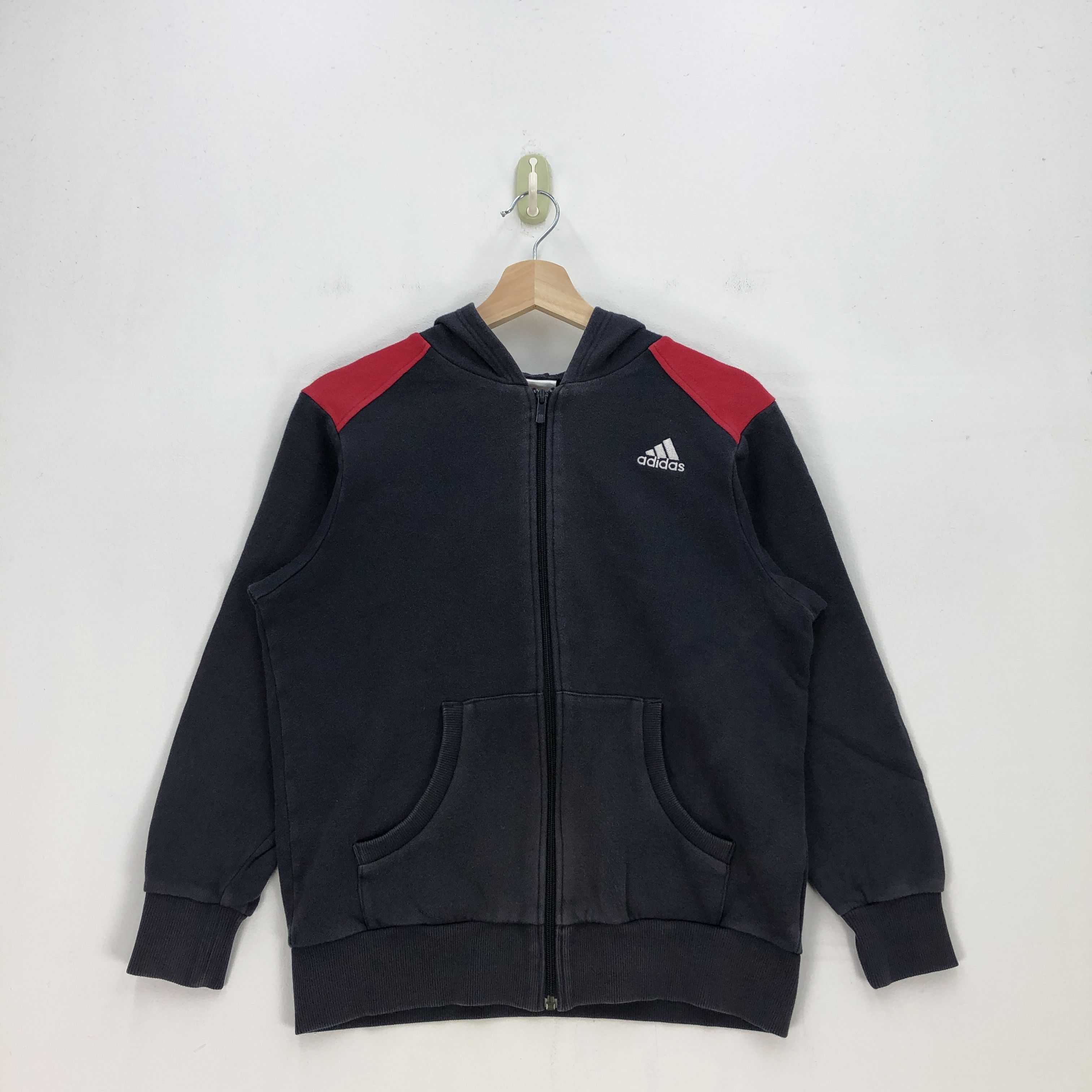 Adidas Vintage Y2K Adidas Hoodie Sweater Adidas Zipper Sweatshirt Size US S / EU 44-46 / 1 - 3 Thumbnail