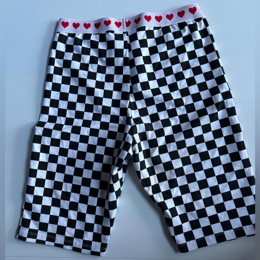 Fila Disney Villains X Fila Checkered Heart Biker Short Size 28" / US 6 / IT 42 - 3 Thumbnail