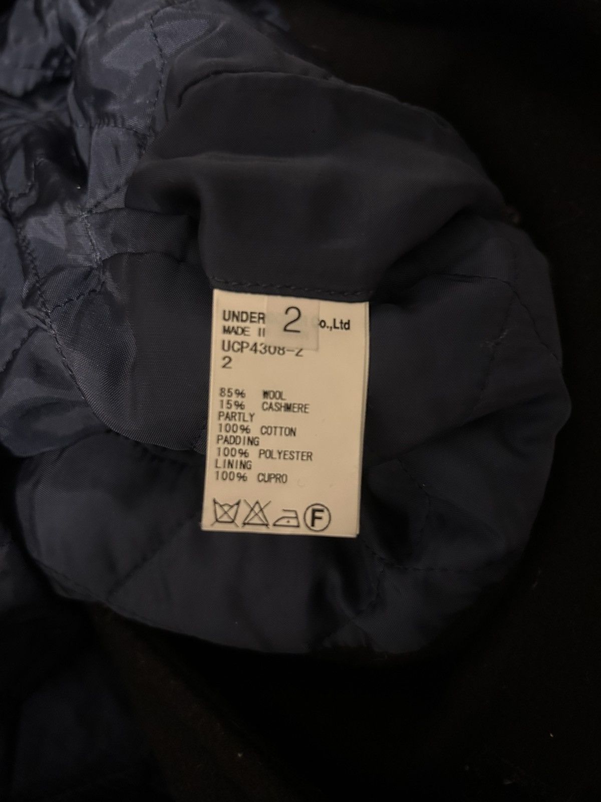 Undercover Undercover 15AW/NO BORDERS Era Melton P-Coat Jacket Size US M / EU 48-50 / 2 - 7 Thumbnail