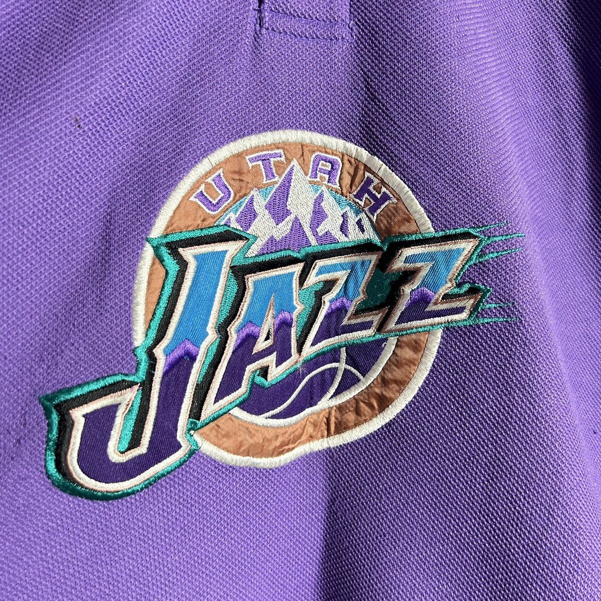 NBA × Vintage Vintage NBA Utah Jazz Big Logo embroidered Polos Size US XL / EU 56 / 4 - 3 Thumbnail