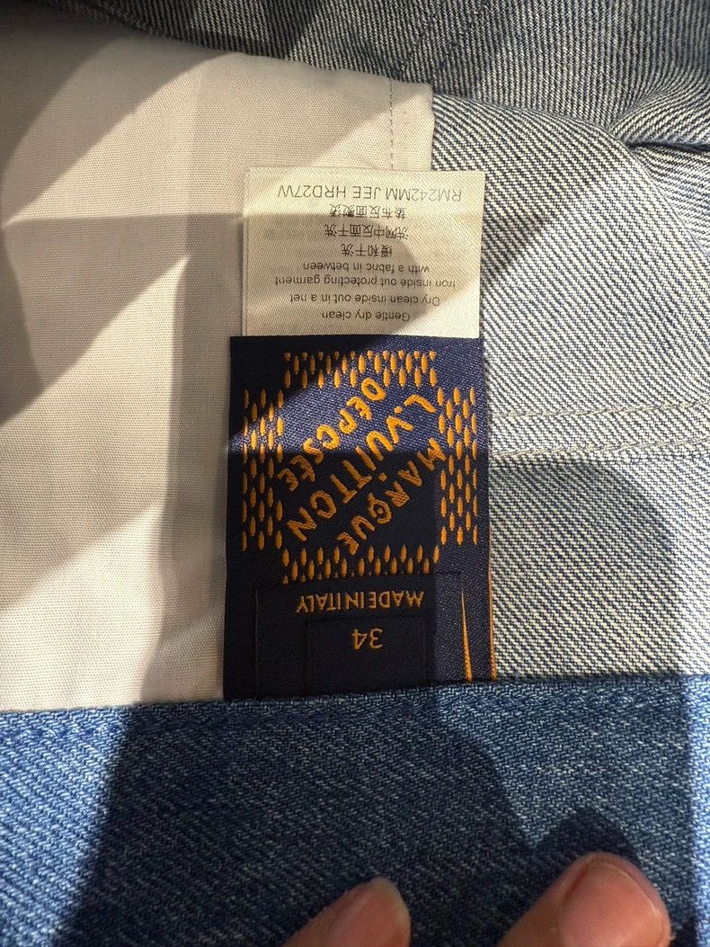 Louis Vuitton Louis Vuitton Striped logo full printed jeans 2505-Nextarro Size US 34 / EU 50 - 3 Thumbnail