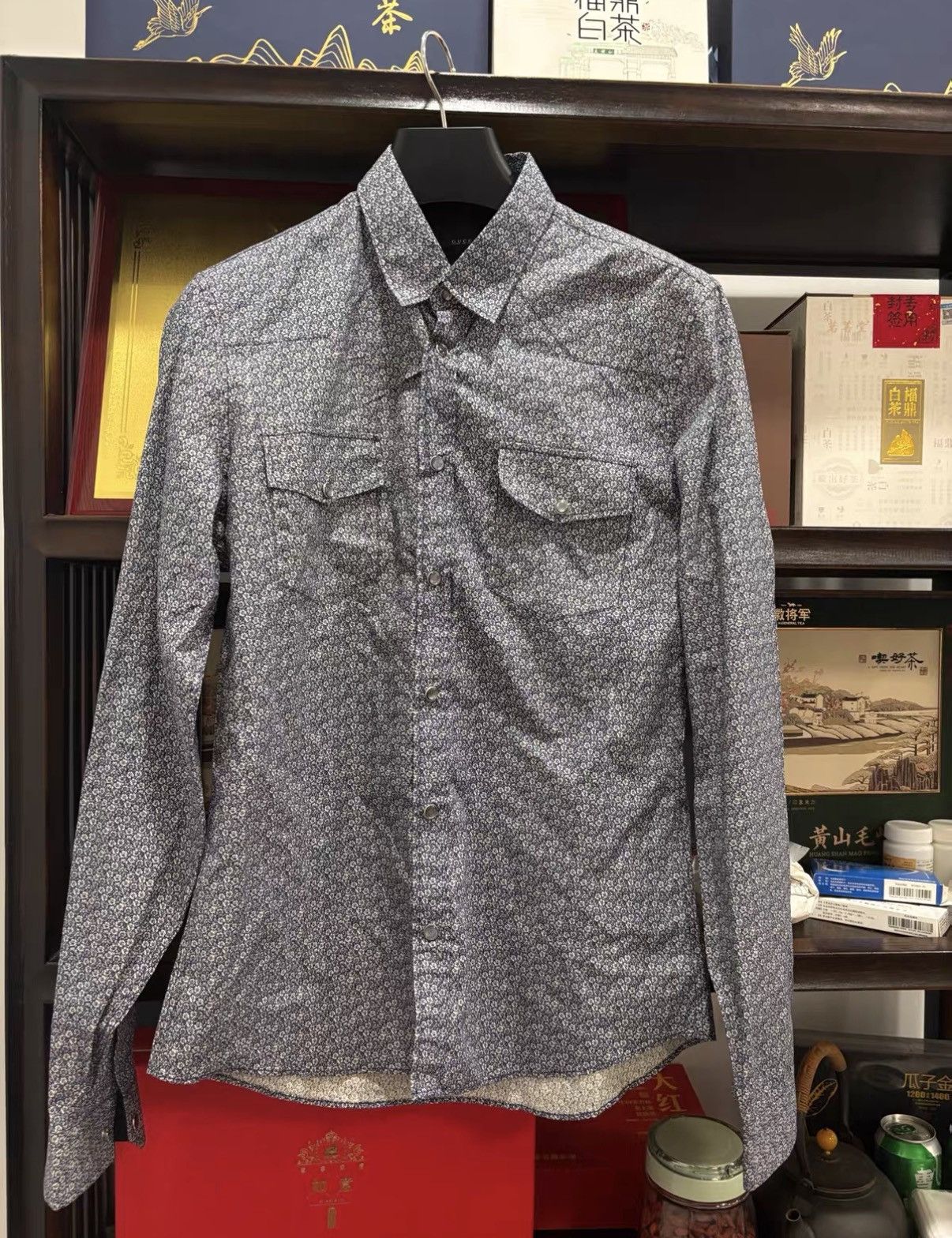 Gucci Gucci Long Sleeve Shirt J2 Size US S / EU 44-46 / 1 - 1 Thumbnail