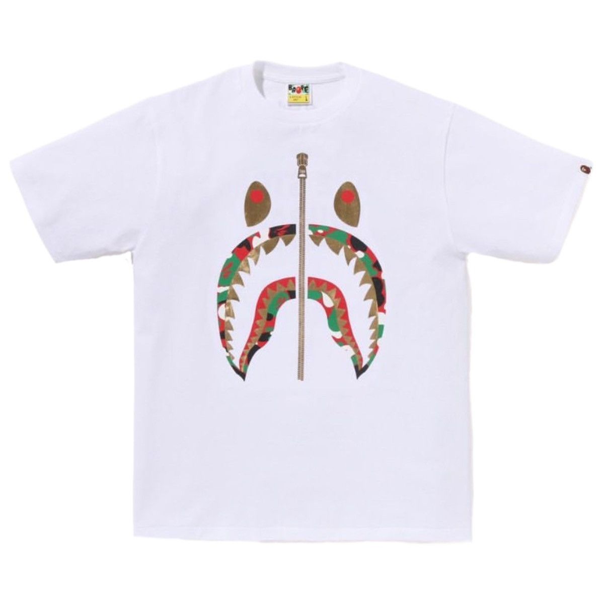 Bape Bape Shark 4th Anniversary Dubai Tee White 2023 Size US L / EU 52-54 / 3 - 1 Thumbnail