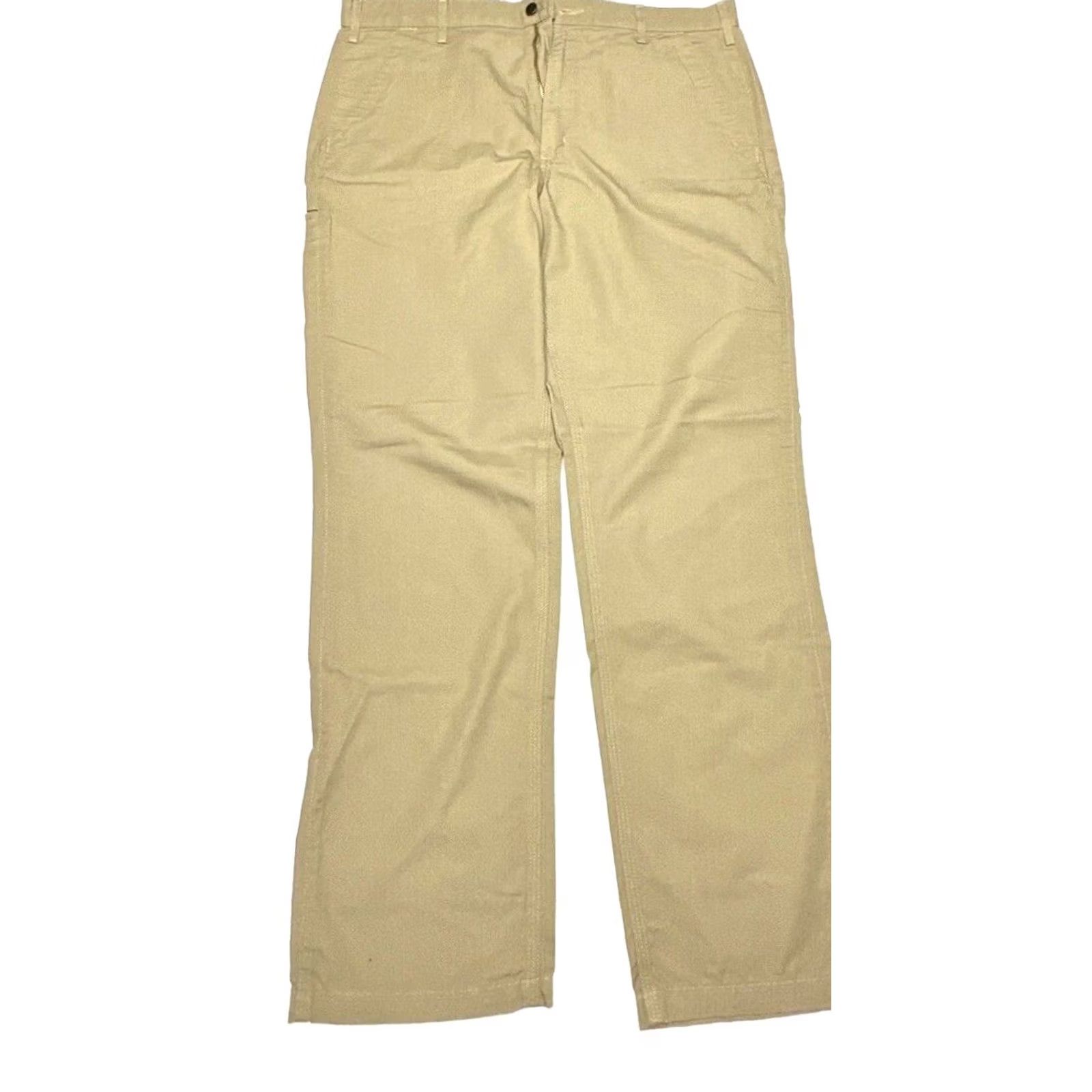 Carhartt Carhartt Relaxed Fit Canvas Work Pants 38x34 Beige Khaki Workwear Outdoors Mens Regular Straight Pocket Classic Logo USA Workwear Size US 38 / EU 54 - 4 Thumbnail