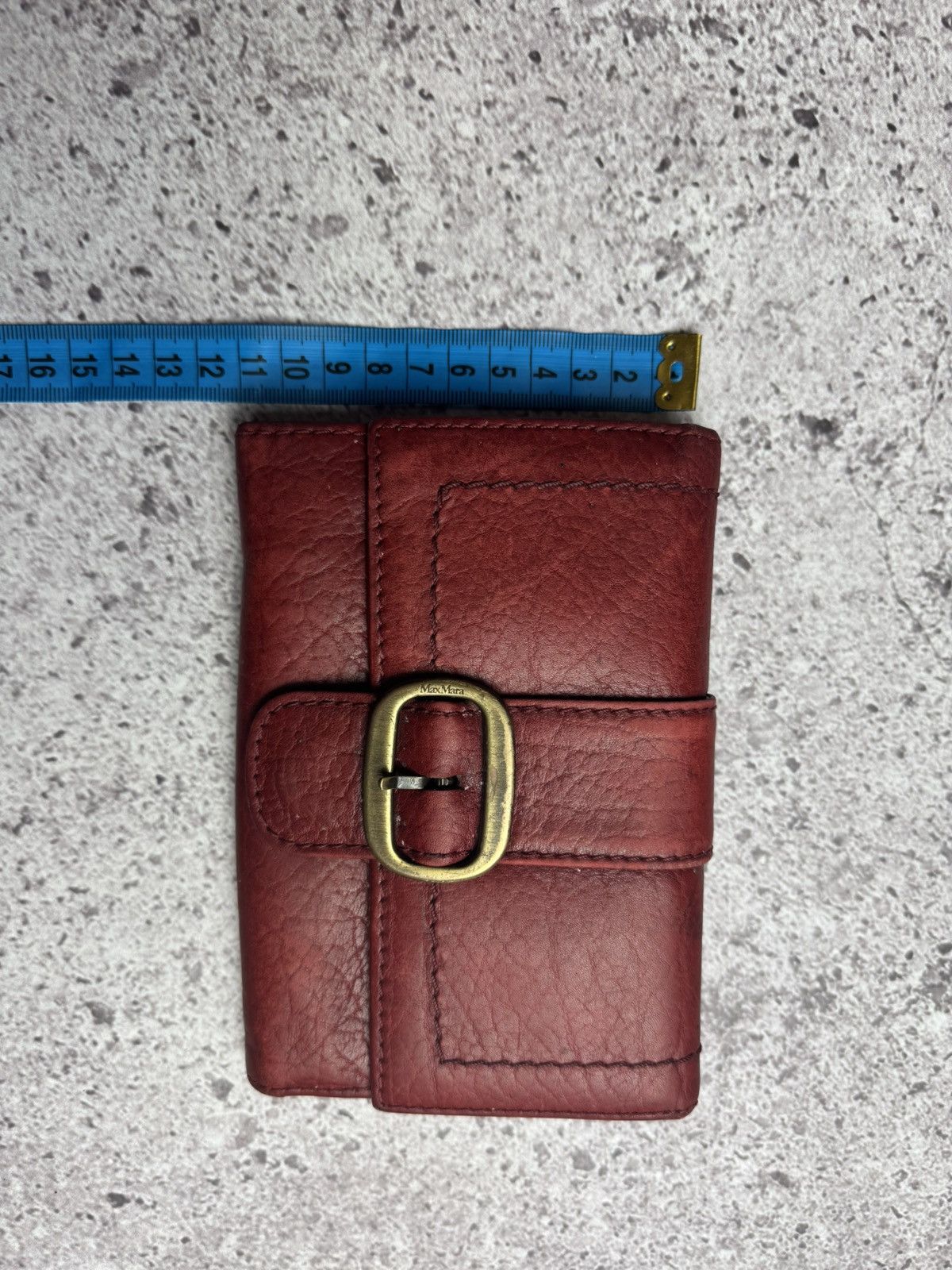 Hysteric Glamour × Vintage Max Mara Wallet Red Leather Vintage Size ONE SIZE - 17 Thumbnail