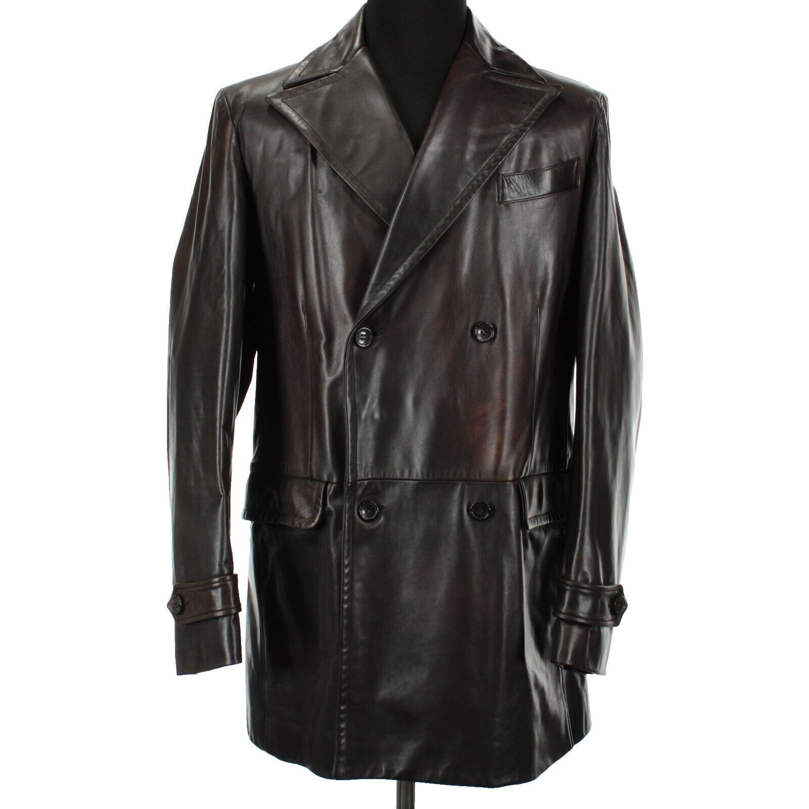 Other Hettabretz Jacket Size M US In Brown Leather Size US M / EU 48-50 / 2 - 1 Thumbnail