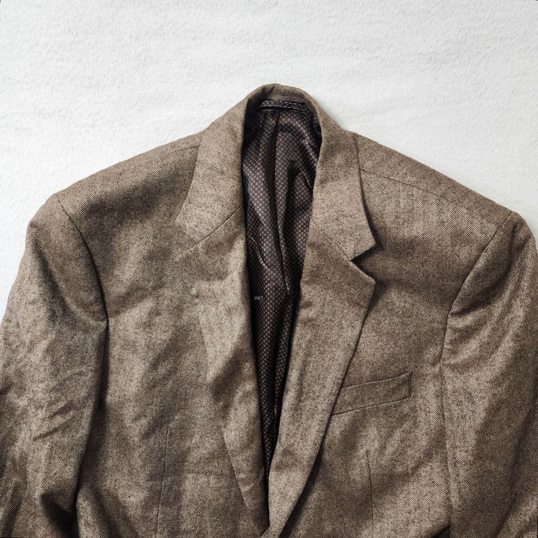 Ralph Lauren VINTAGE Ralph Lauren Polo Blazer Mens 40 R Brown Wool Cashmere Coat Elbow Patch 2 Button Mens Size US L / EU 52-54 / 3 - 5 Thumbnail