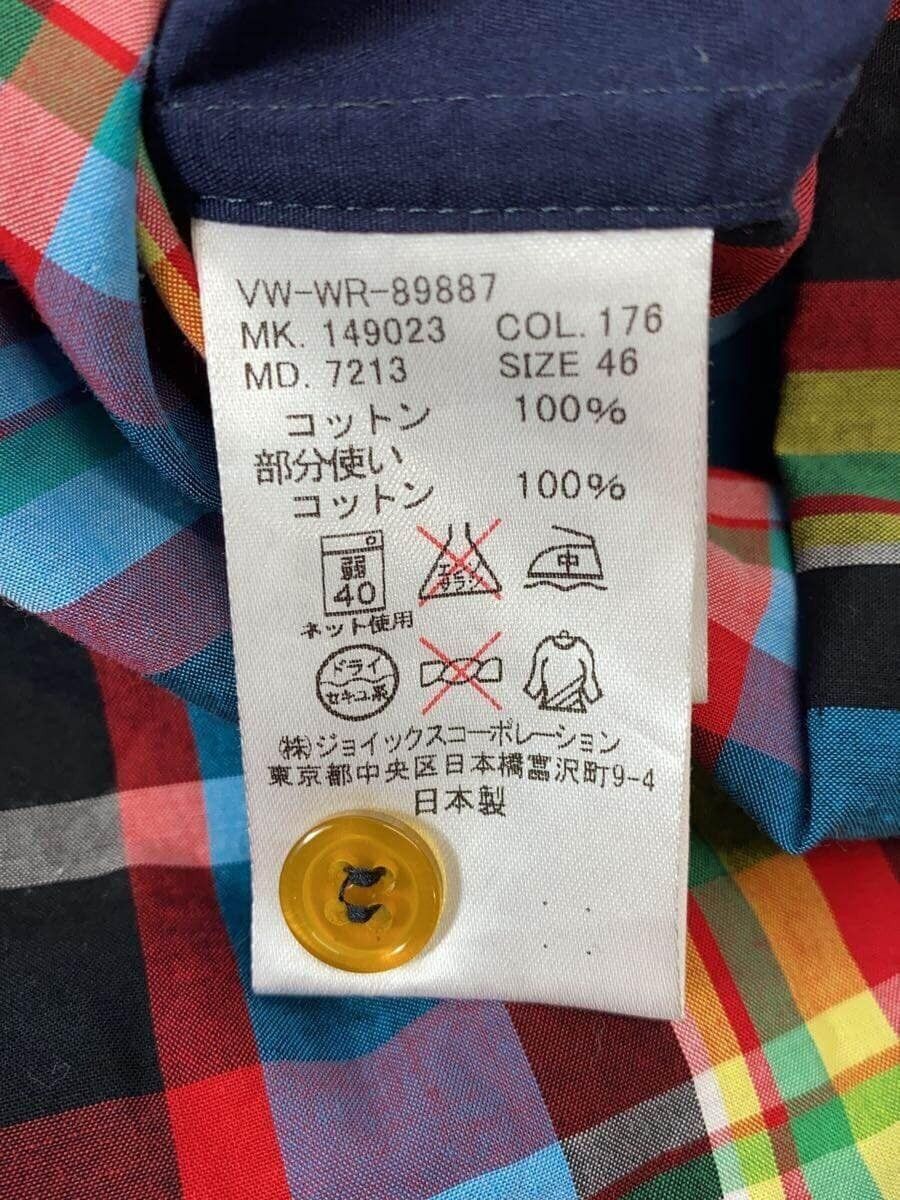 Vivienne Westwood Plaid Orb Button Shirt Size US S / EU 44-46 / 1 - 8 Thumbnail