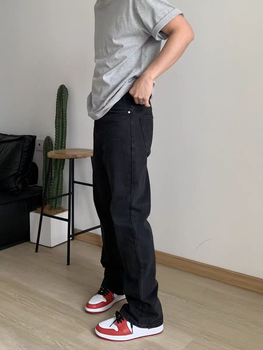 Japanese Brand × Vintage Vintage Washed and Aged Micro Flared Black Jeans Size US 34 / EU 50 - 5 Thumbnail