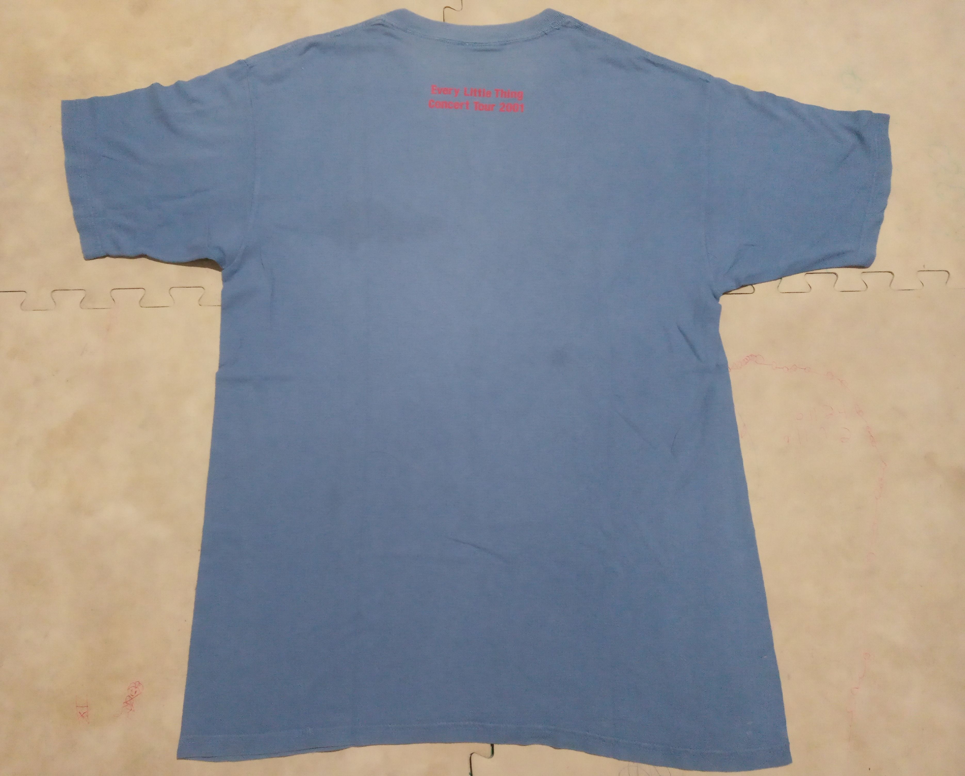 Band Tees Every Little Thing "Fourth Force" Concert Tour 2001 Size US L / EU 52-54 / 3 - 4 Thumbnail