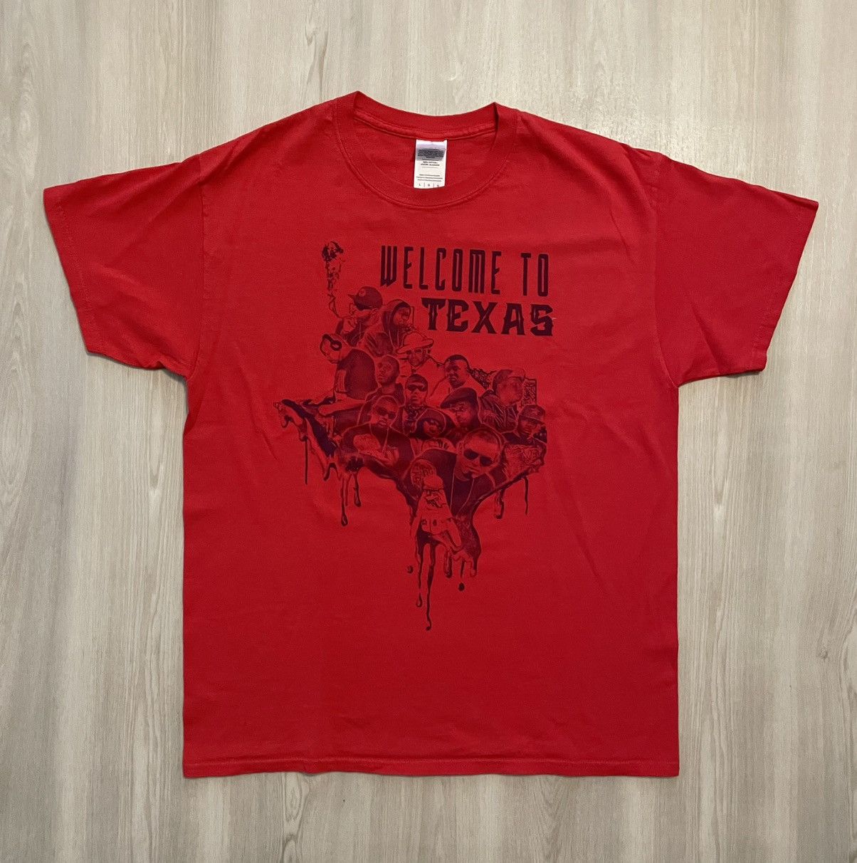 Rap Tees × Vintage VTG TX DJ Screw Zro Paul Wall Lil Keke Bun B Raptee Large Size US L / EU 52-54 / 3 - 2 Thumbnail