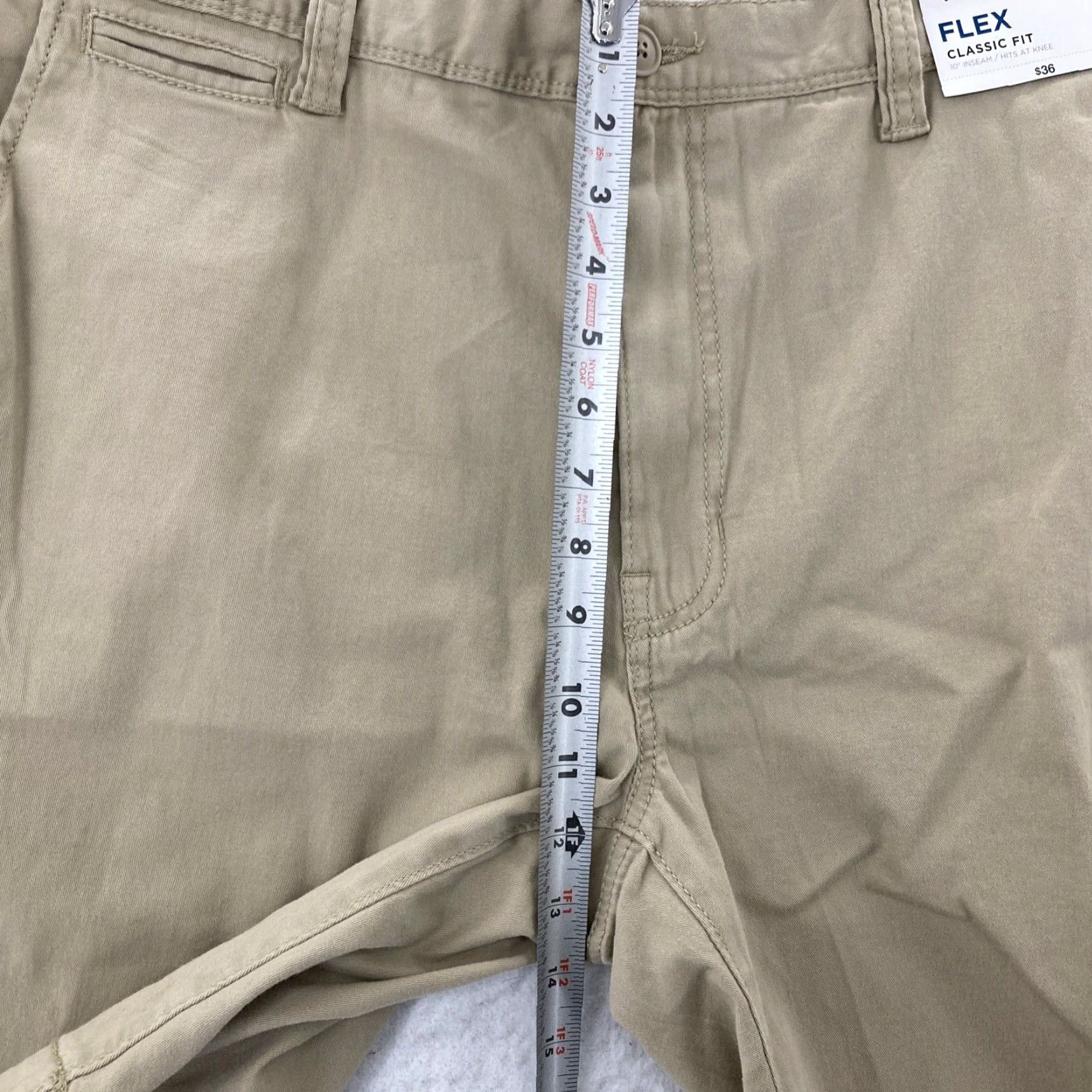 Vintage AriZona Chino Shorts Men's 42 Pockets Hampton Khaki Beige NWT Size US 42 / EU 58 - 4 Thumbnail