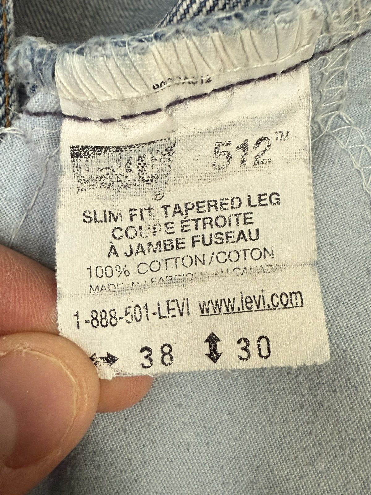 Levi's Vintage Levi’s 512 Denim Jorts Size US 38 / EU 54 - 4 Thumbnail