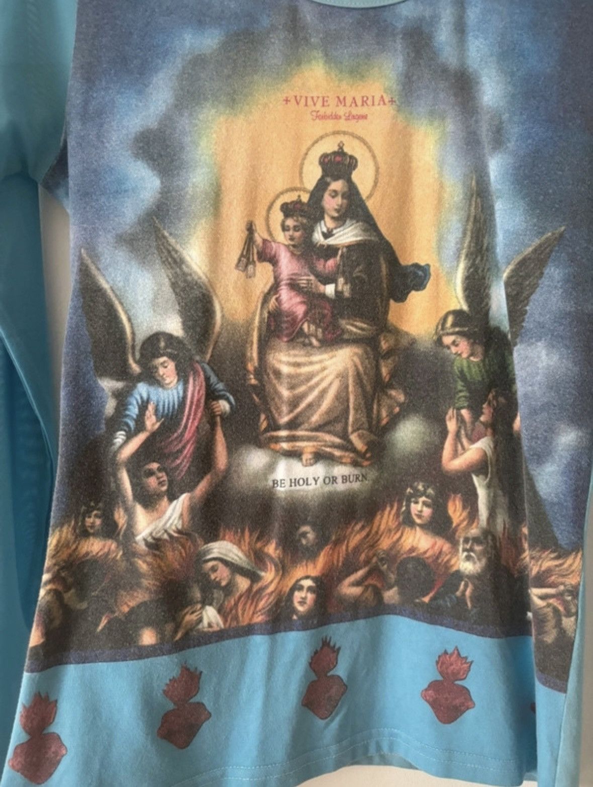 Designer × Vintage Vive Maria super rare Top with amazing graphic Size S / US 4 / IT 40 - 4 Thumbnail