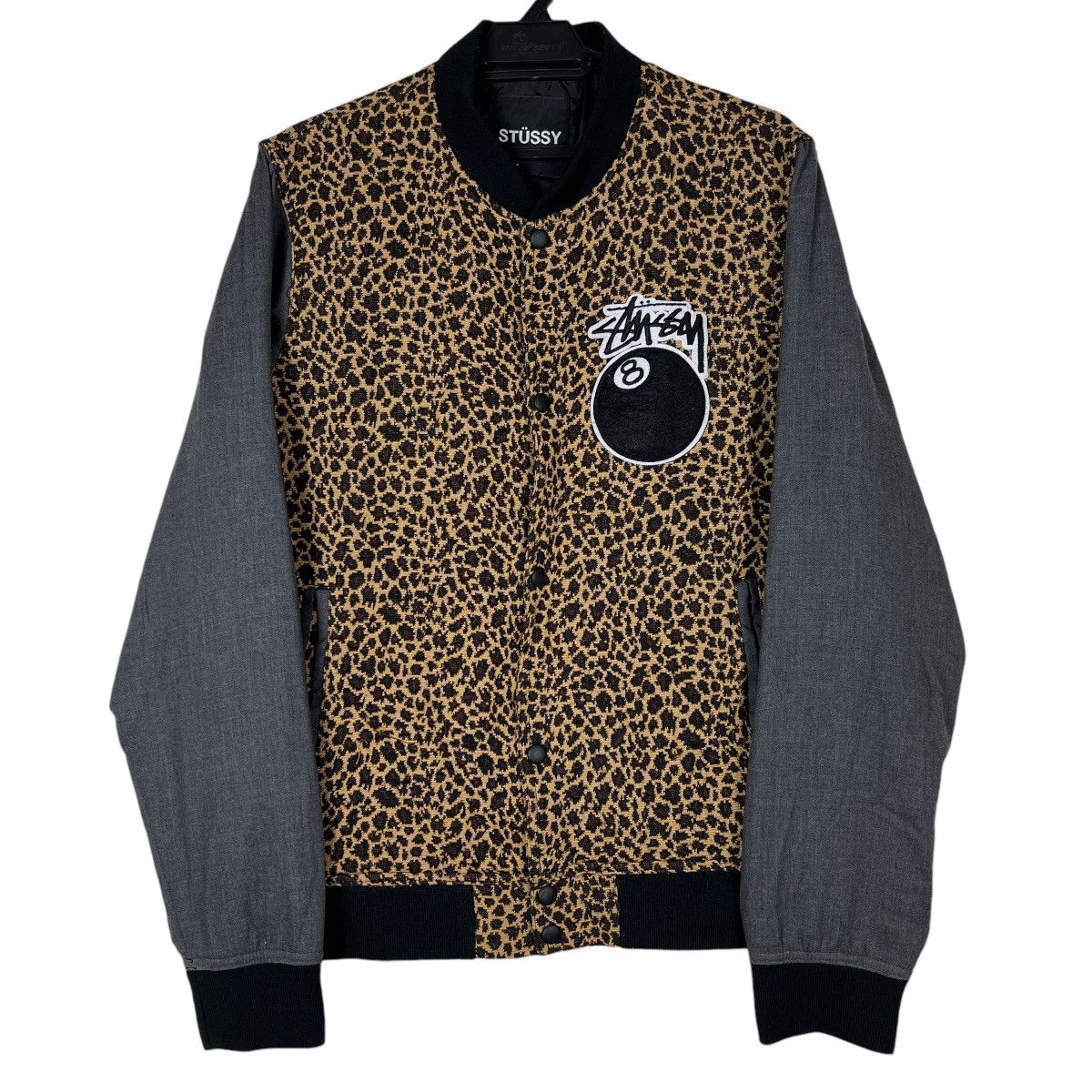 Stussy 🔥 STUSSY 8 BALL LEOPARD BOMBER JACKET Size US L / EU 52-54 / 3 - 2 Thumbnail