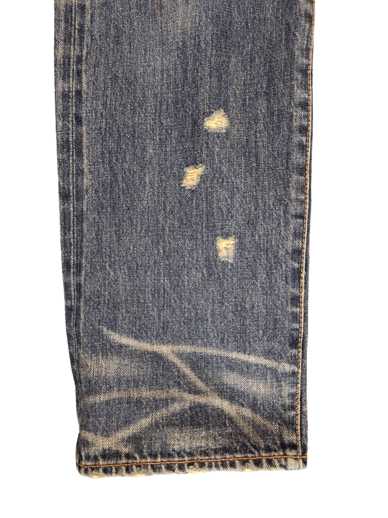GOA Vintage GOA Clawmark Distress Selvedge Denim Jeans Size US 32 / EU 48 - 10 Thumbnail