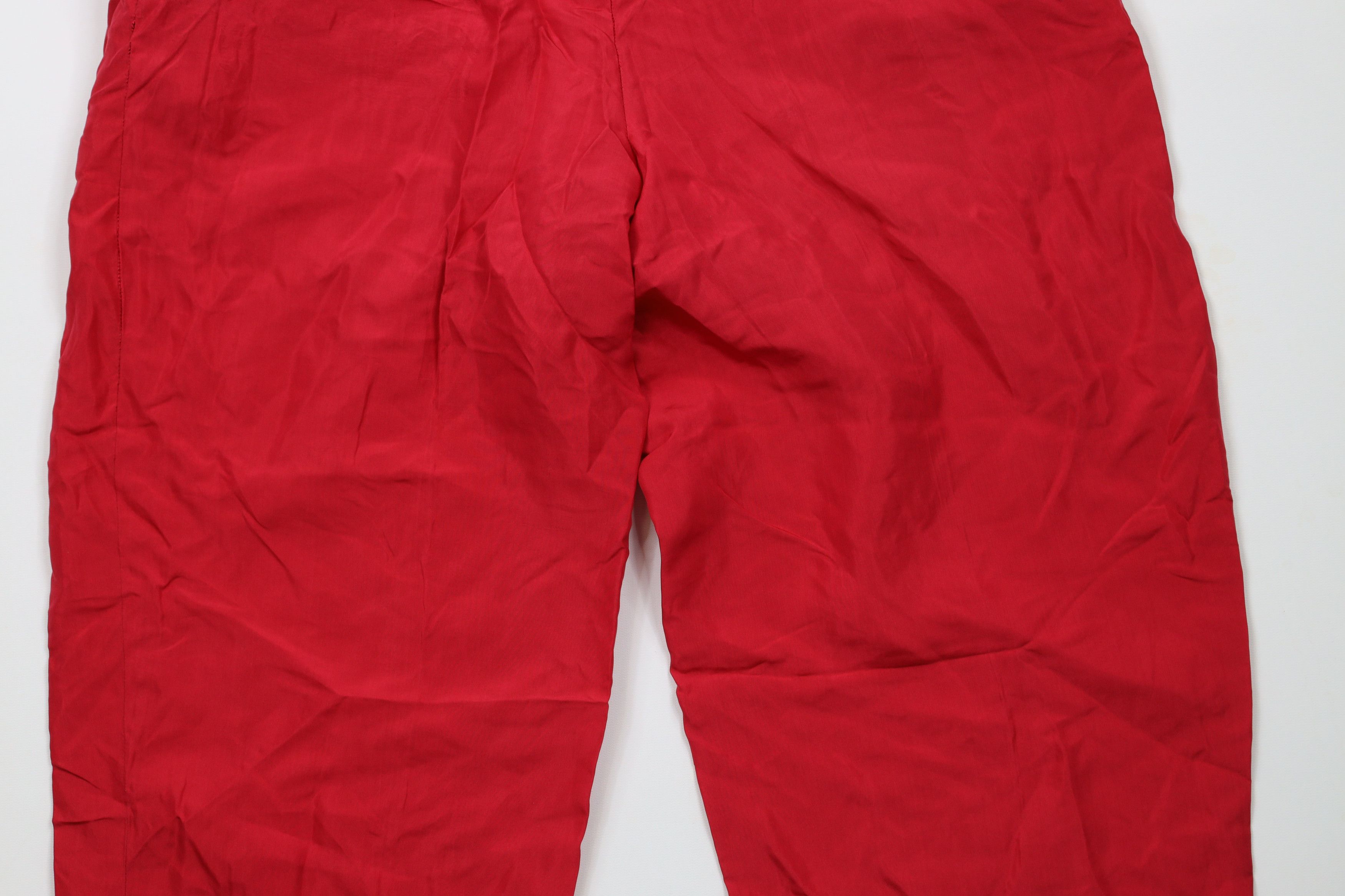 Diane von Furstenberg × Vintage Vintage 90s Diane von Furstenberg Lightweight Silk Pants Red Size 36" / US 14 / IT 50 - 9 Thumbnail