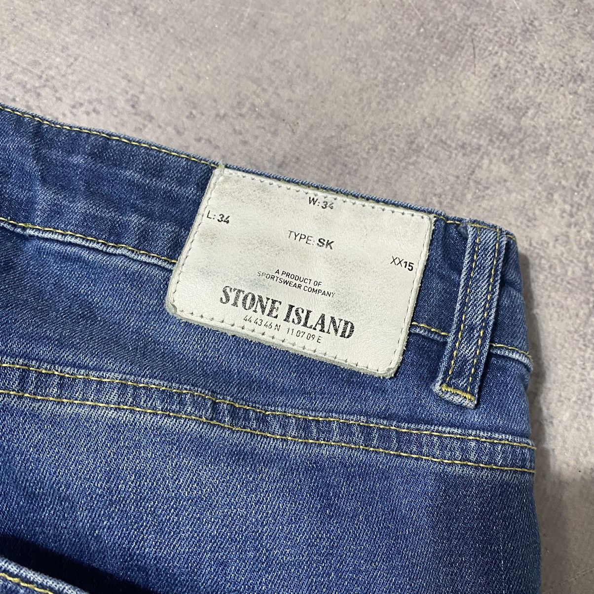 Stone Island Vintage Stone Island Jeans Patch Pocket Straight Fit Casual Size US 34 / EU 50 - 4 Thumbnail