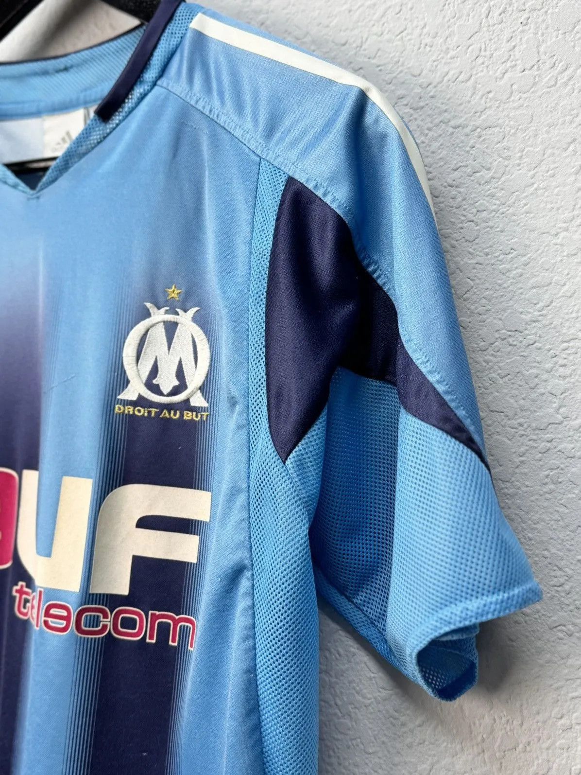 Adidas 👉 Vintage Adidas Marseille 2004 Soccer Jersey France Y2K Size US S / EU 44-46 / 1 - 4 Thumbnail