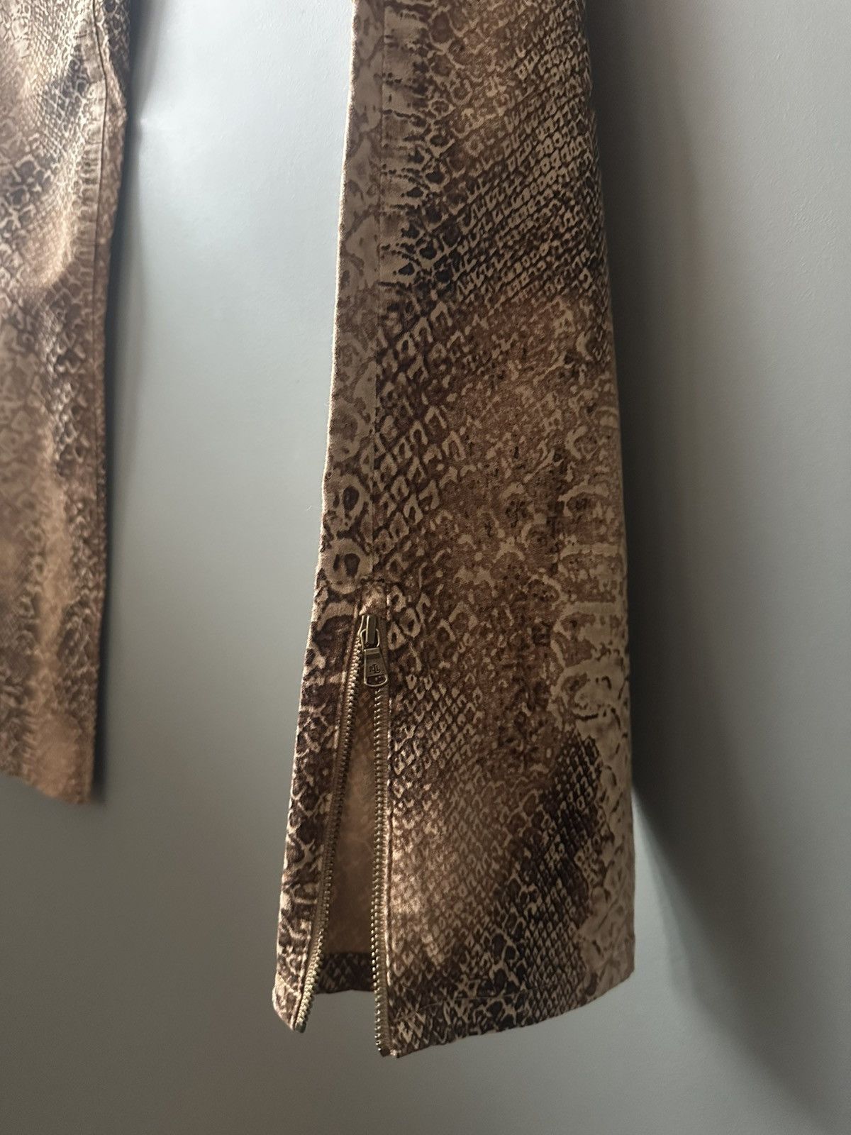 Polo Ralph Lauren Lauren Ralph Lauren Snakeskin Print Skinny Pants Size 4 Size 30" / US 8 / IT 44 - 7 Thumbnail