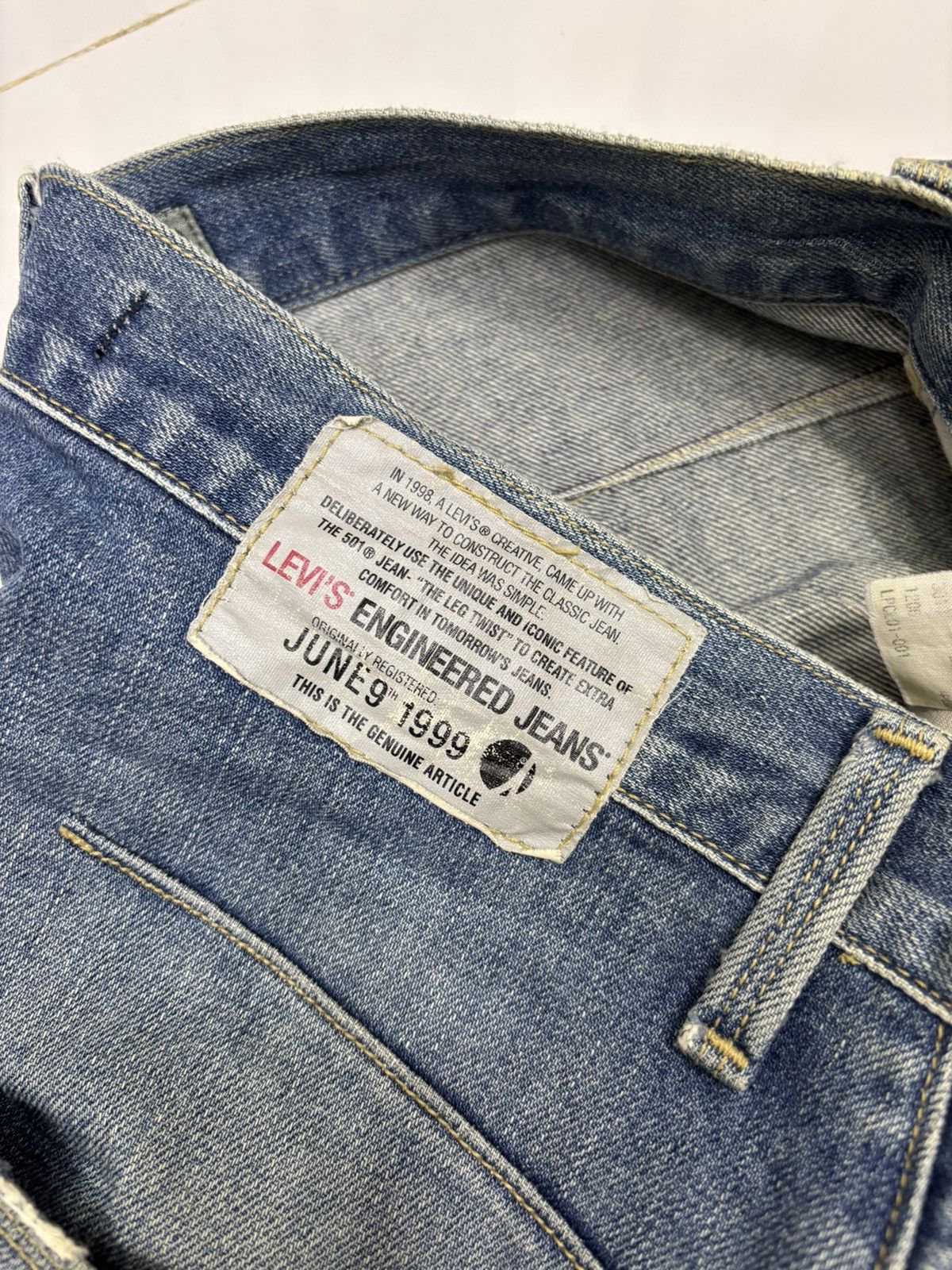 Engineered Garments × Levi's Levis Engineered 1999 Flare Twist Rusty Flared Jeans Size US 33 - 14 Thumbnail