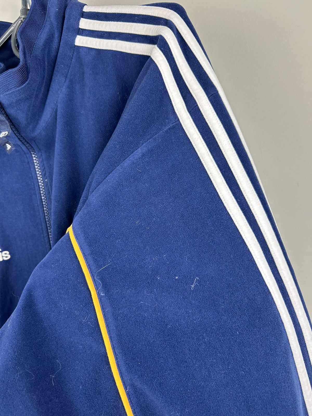 Vintage Vintage 90s Adidas Real Madrid Zip Jersey Rare Size US M / EU 48-50 / 2 - 10 Thumbnail