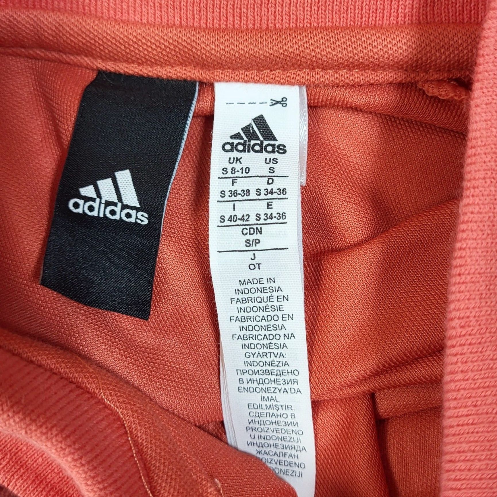 Adidas Adidas Polo Dress Womens Size S Coral Pink Quarter Zip Short Sleeve Side Zippers Dress Size S / US 4 / IT 40 - 5 Thumbnail