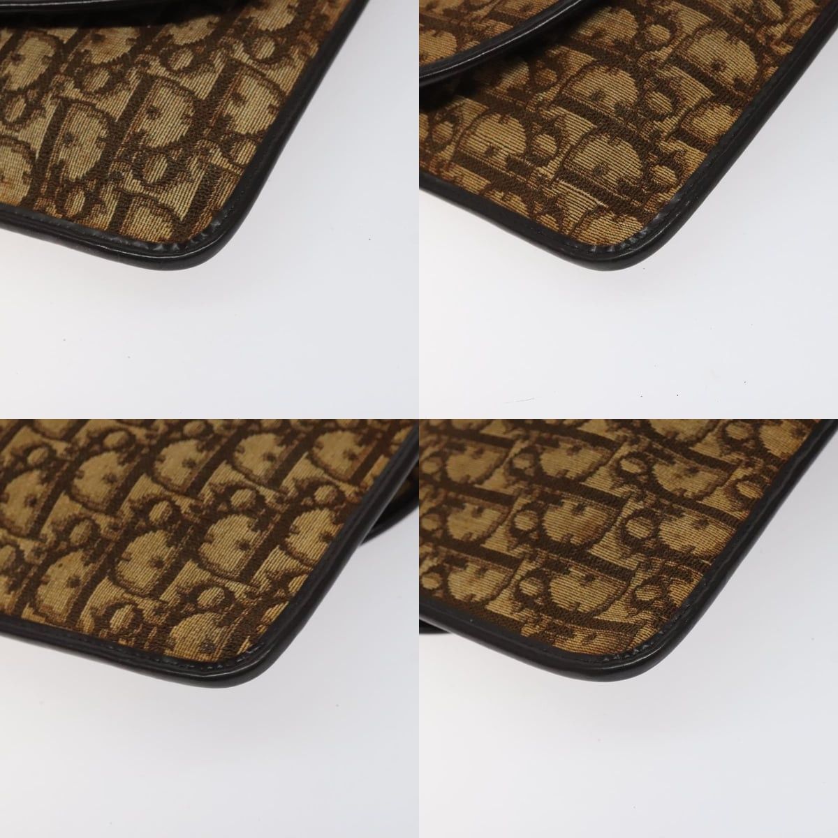 Dior DIOR Trotter Canvas Shoulder Bag Brown Size ONE SIZE - 10 Thumbnail